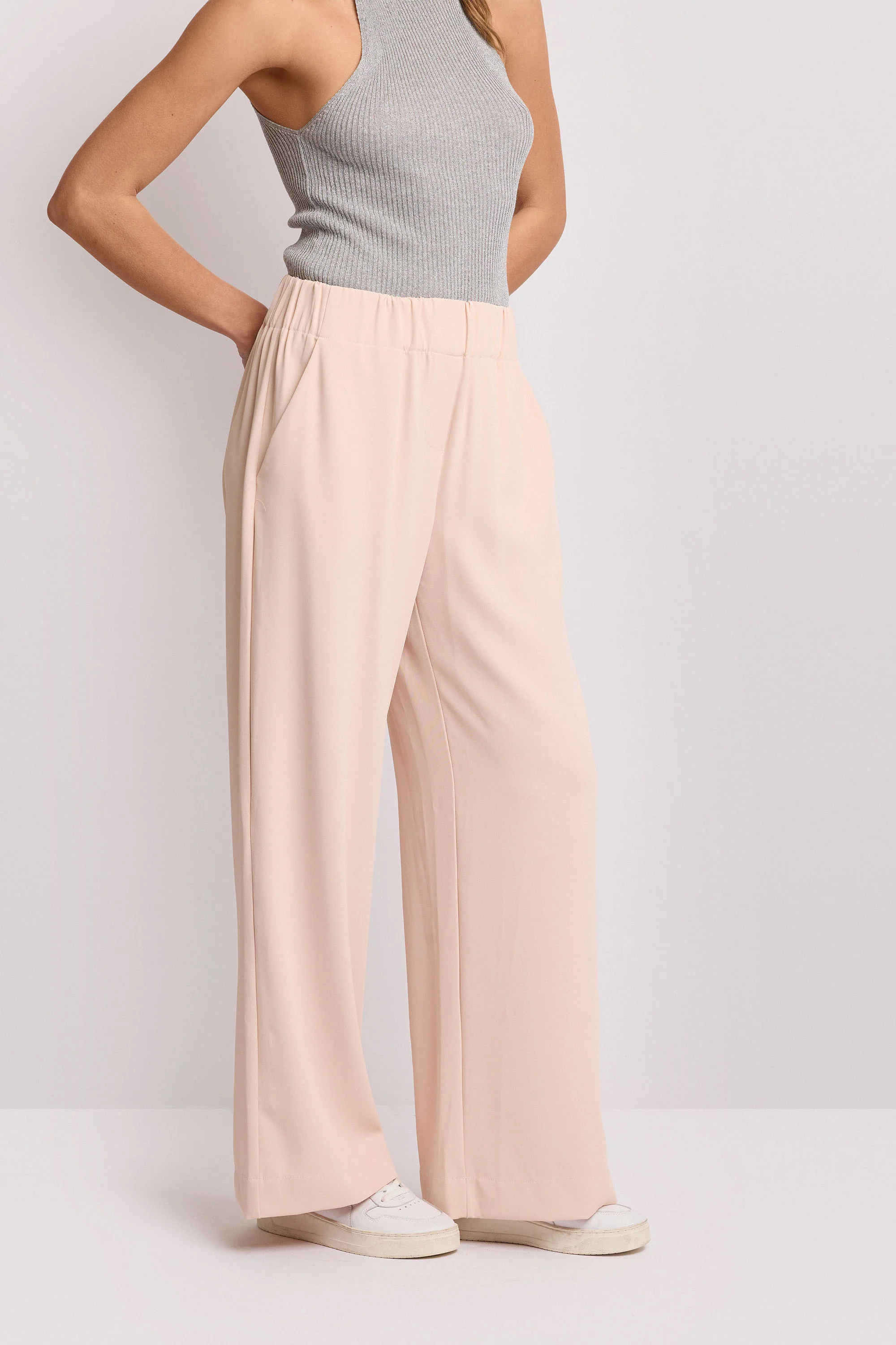 Pantaloni ampi con elastico in vita - Pantalone NATELLE - Image 4