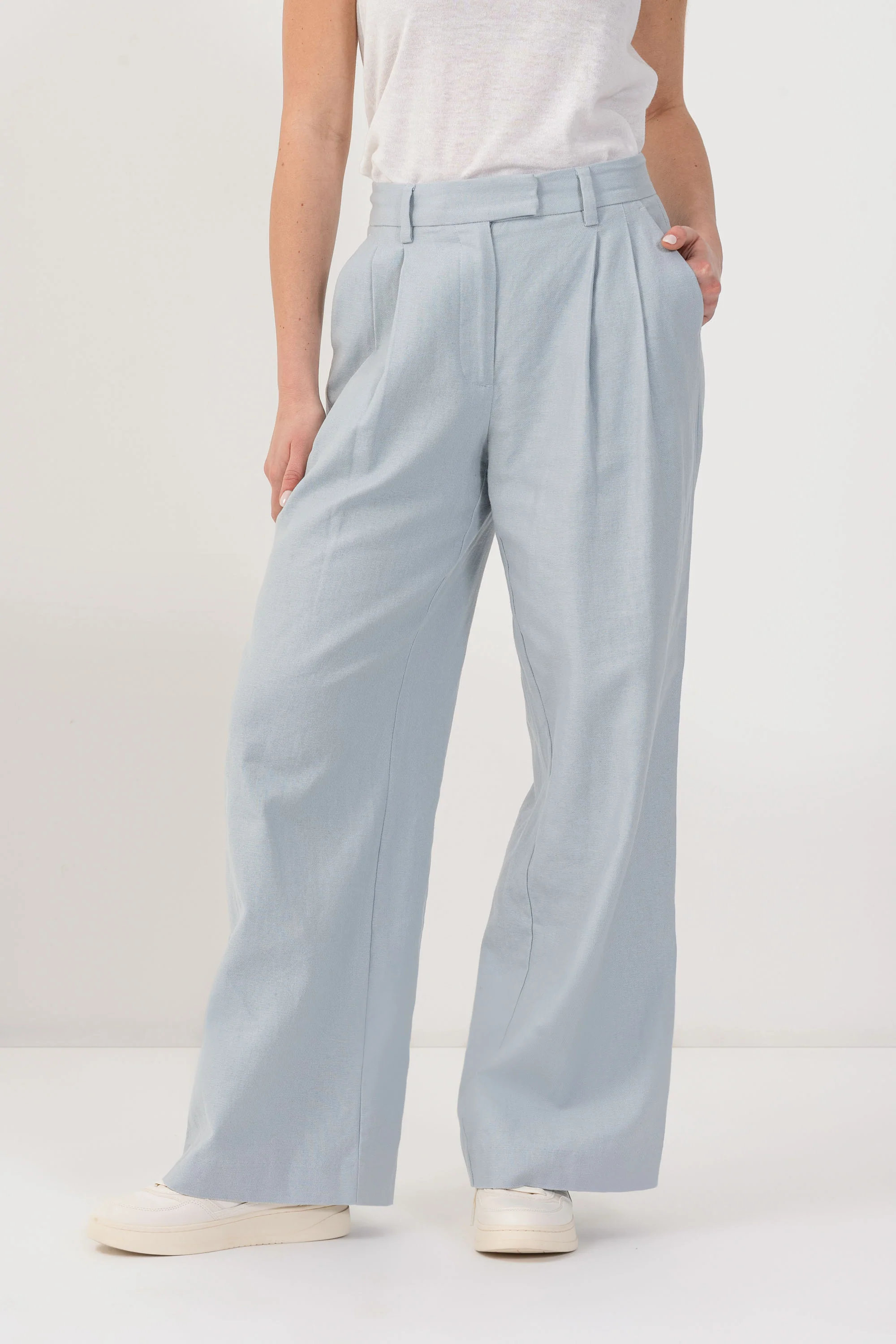 Pantaloni ampi sartoriali con pinces - PANTALONE FASHION YAKOX - Image 5