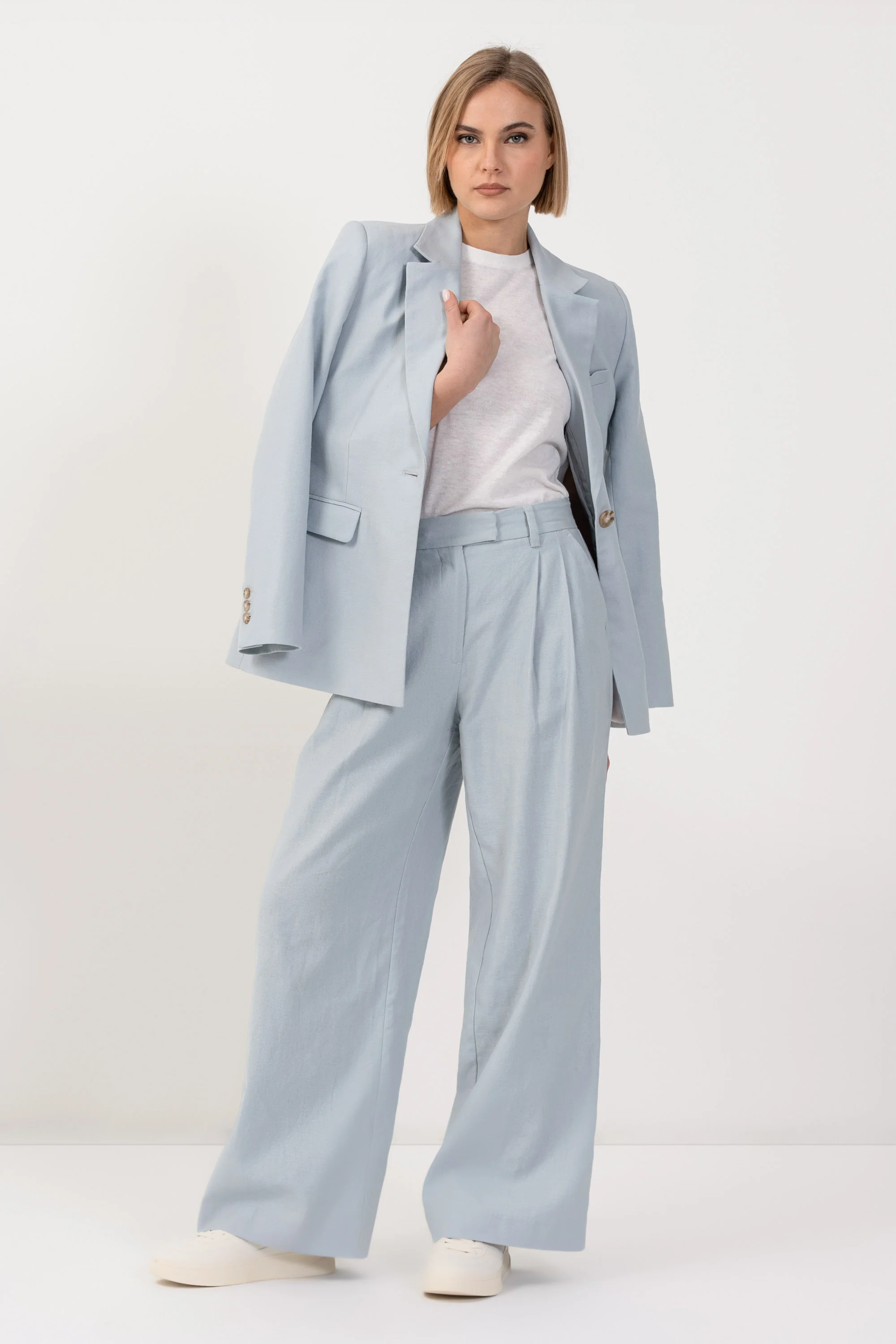 Pantaloni ampi sartoriali con pinces - PANTALONE FASHION YAKOX - Image 6