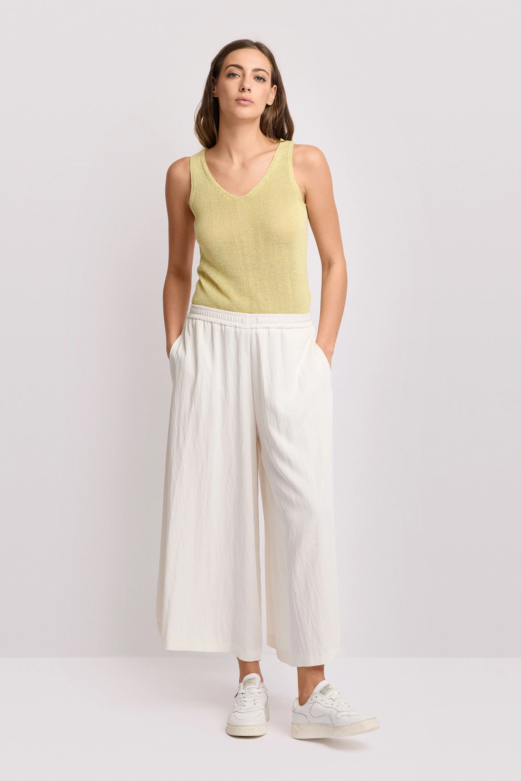 Pantaloni ampi con vita elasticizzata - PANTALONE NEVAEH - Image 2
