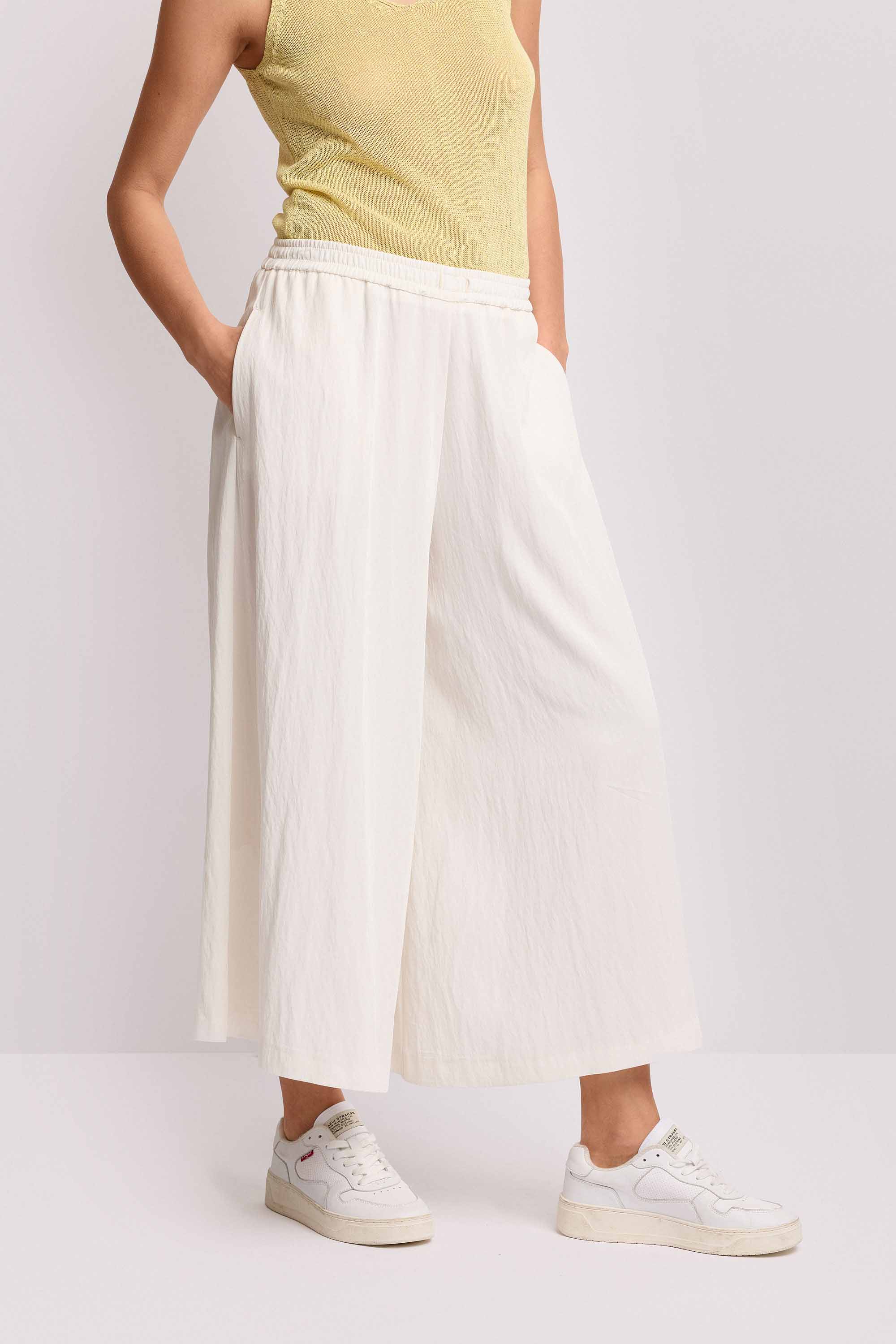 Pantaloni ampi con vita elasticizzata - PANTALONE NEVAEH - Image 4
