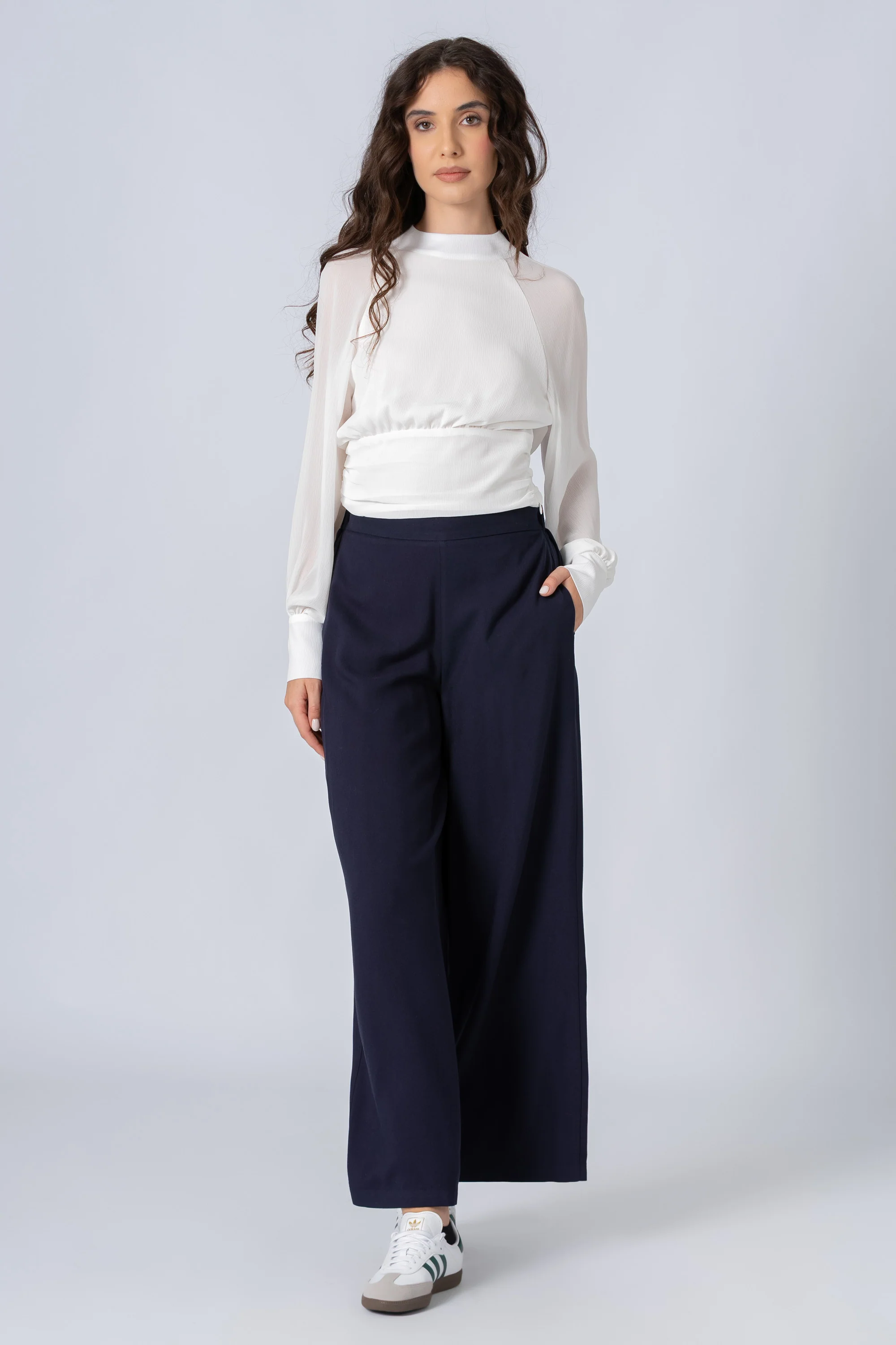 Pantaloni ampi con vita regolare - PANTALONE FASHION ROSSINX - Image 2
