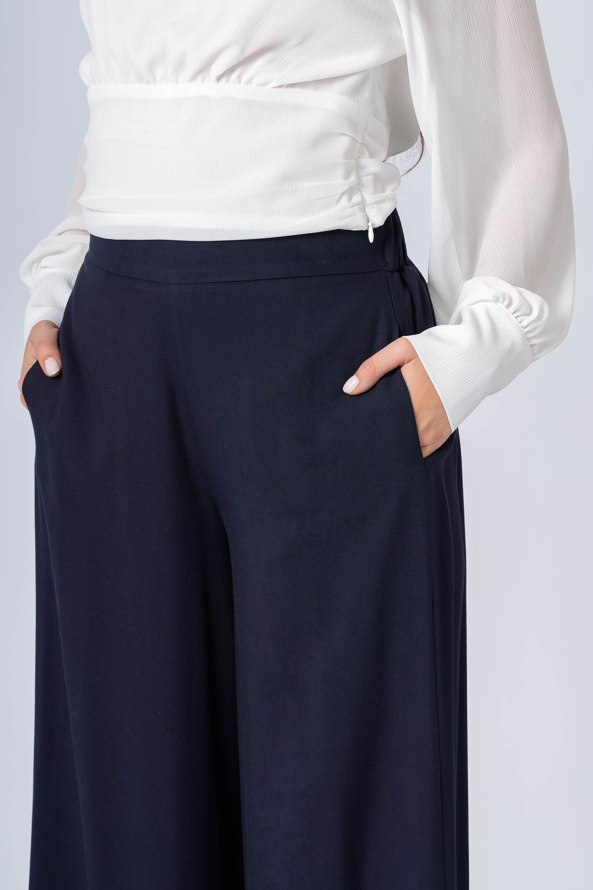 Pantaloni ampi con vita regolare - PANTALONE FASHION ROSSINX - Image 3
