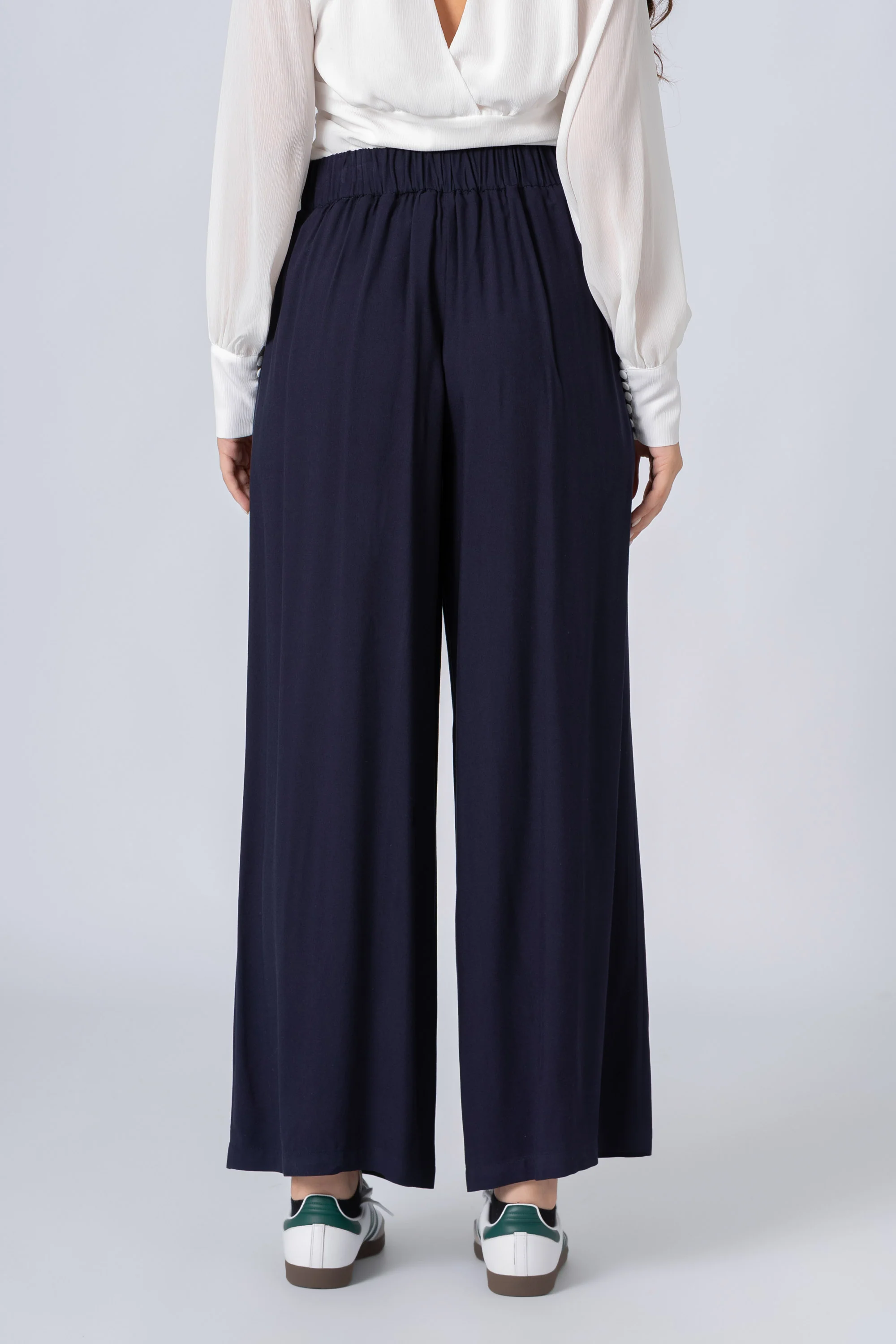 Pantaloni ampi con vita regolare - PANTALONE FASHION ROSSINX - Image 4