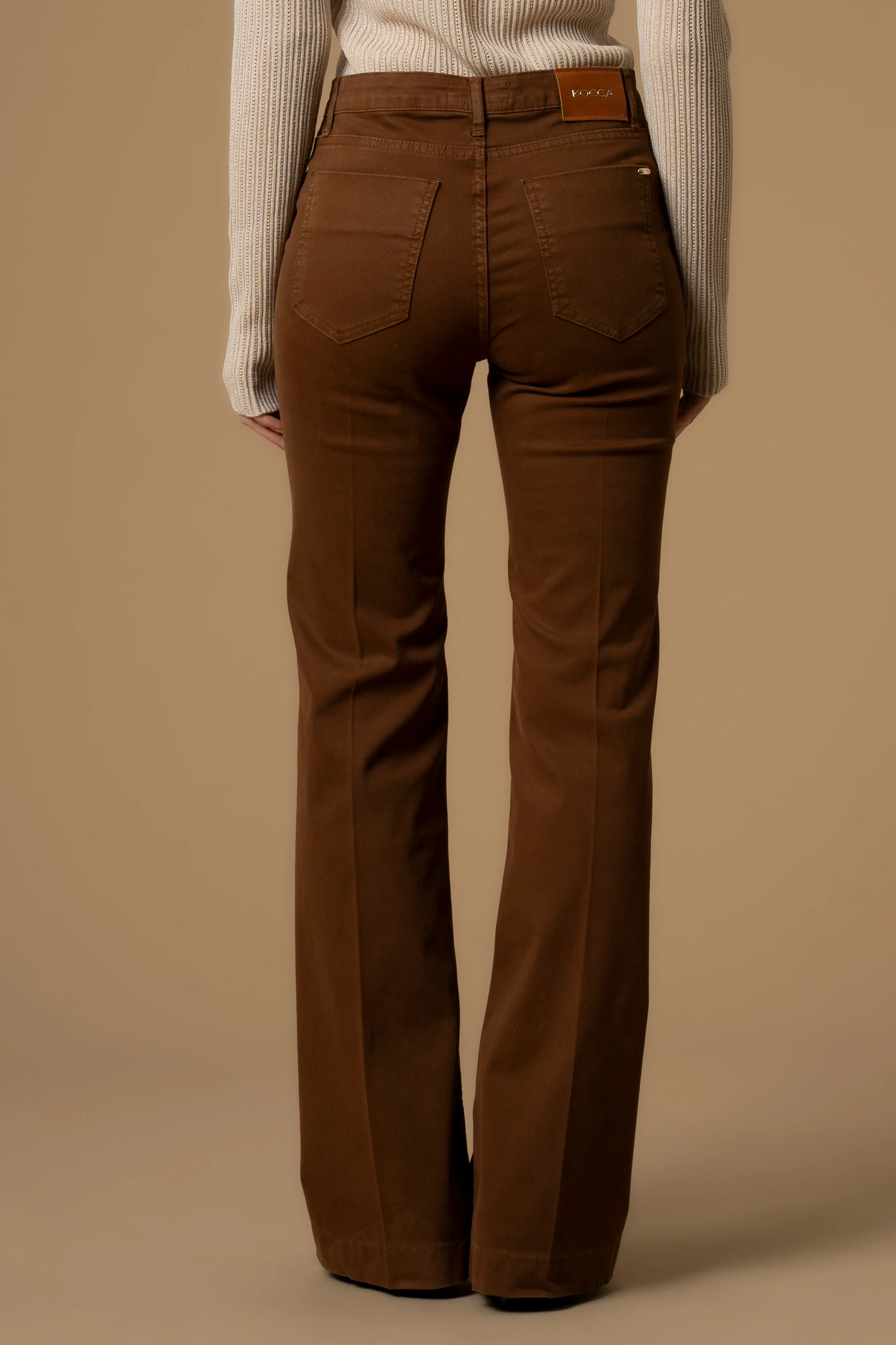 Pantaloni con bottoni - Pantaloni Color Rooney - Image 4
