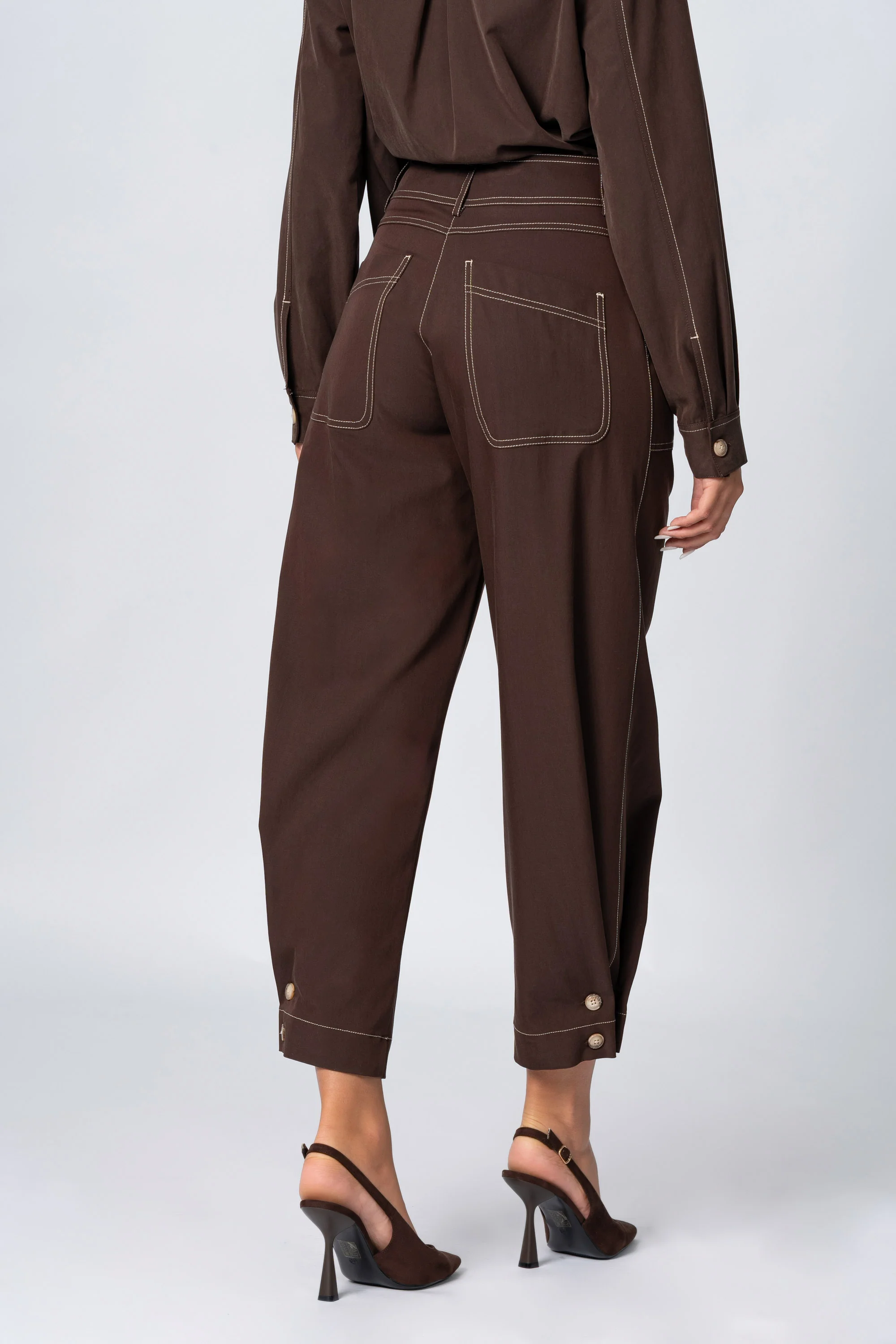 Pantaloni carrot fit - Pantalone Fashion STEVEX - Image 4