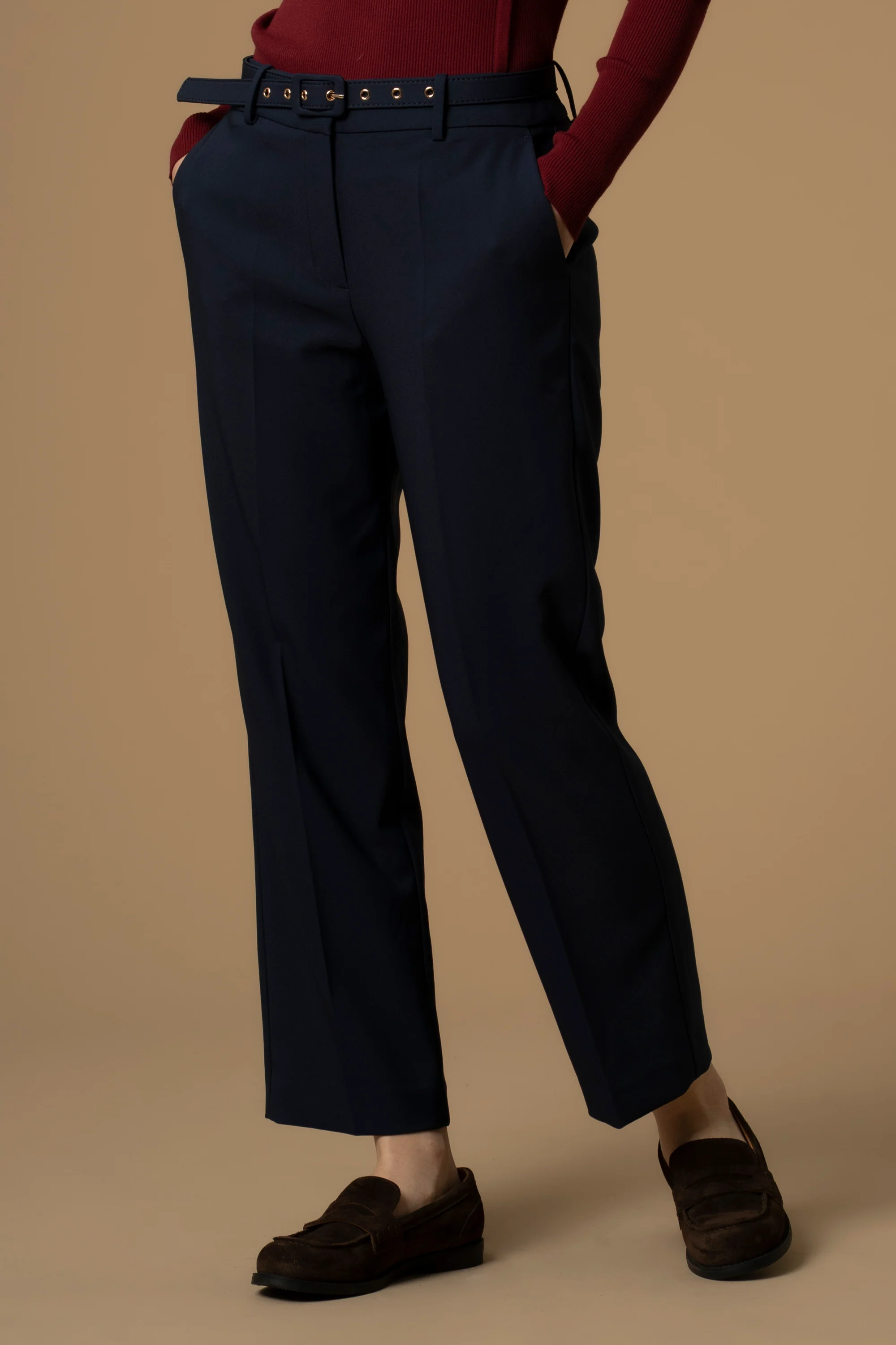 Pantaloni chino con cintura - Pantaloni Taty