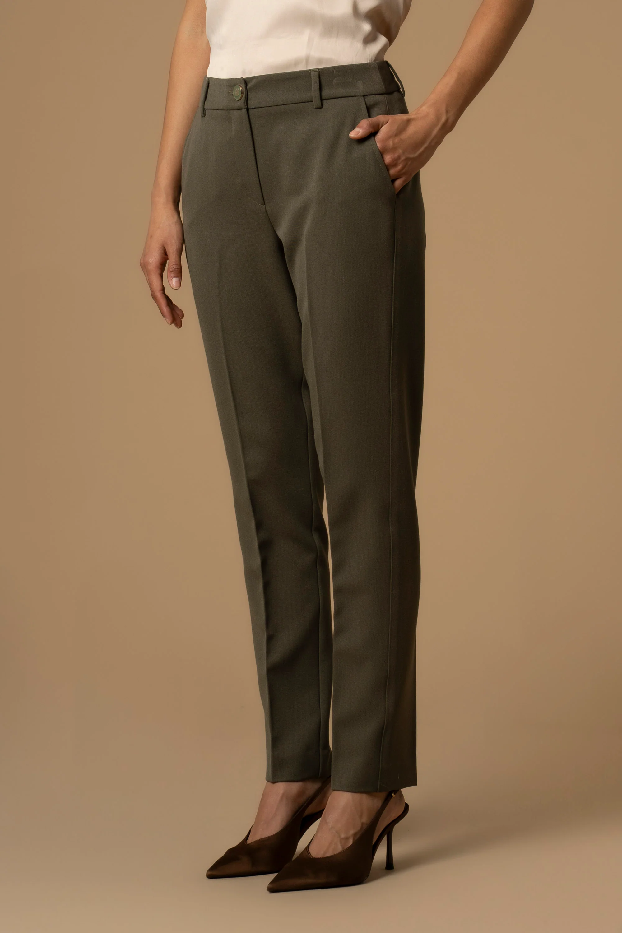 Pantaloni chino con piega - Pantaloni Lian - Image 3