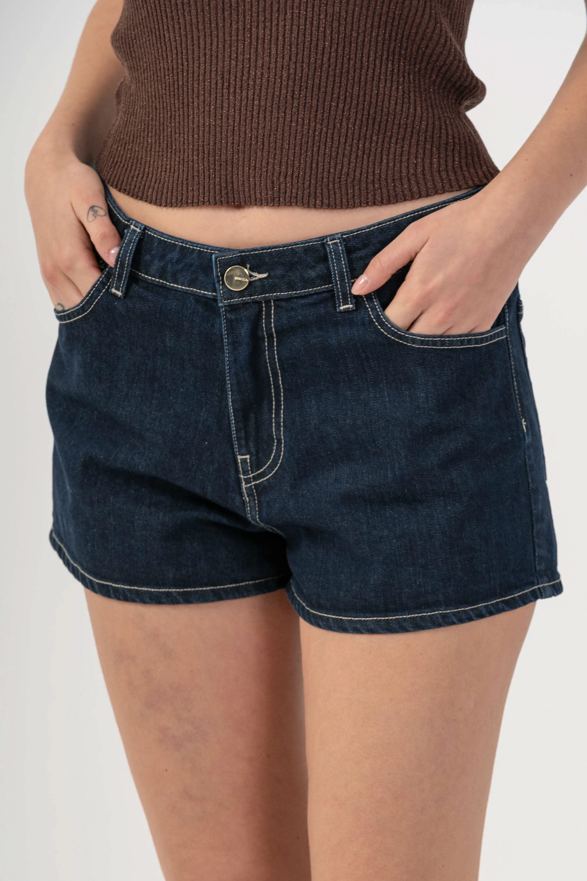 Pantaloni corti in denim 5 tasche - SHORT DENIM TALIAX - Image 3