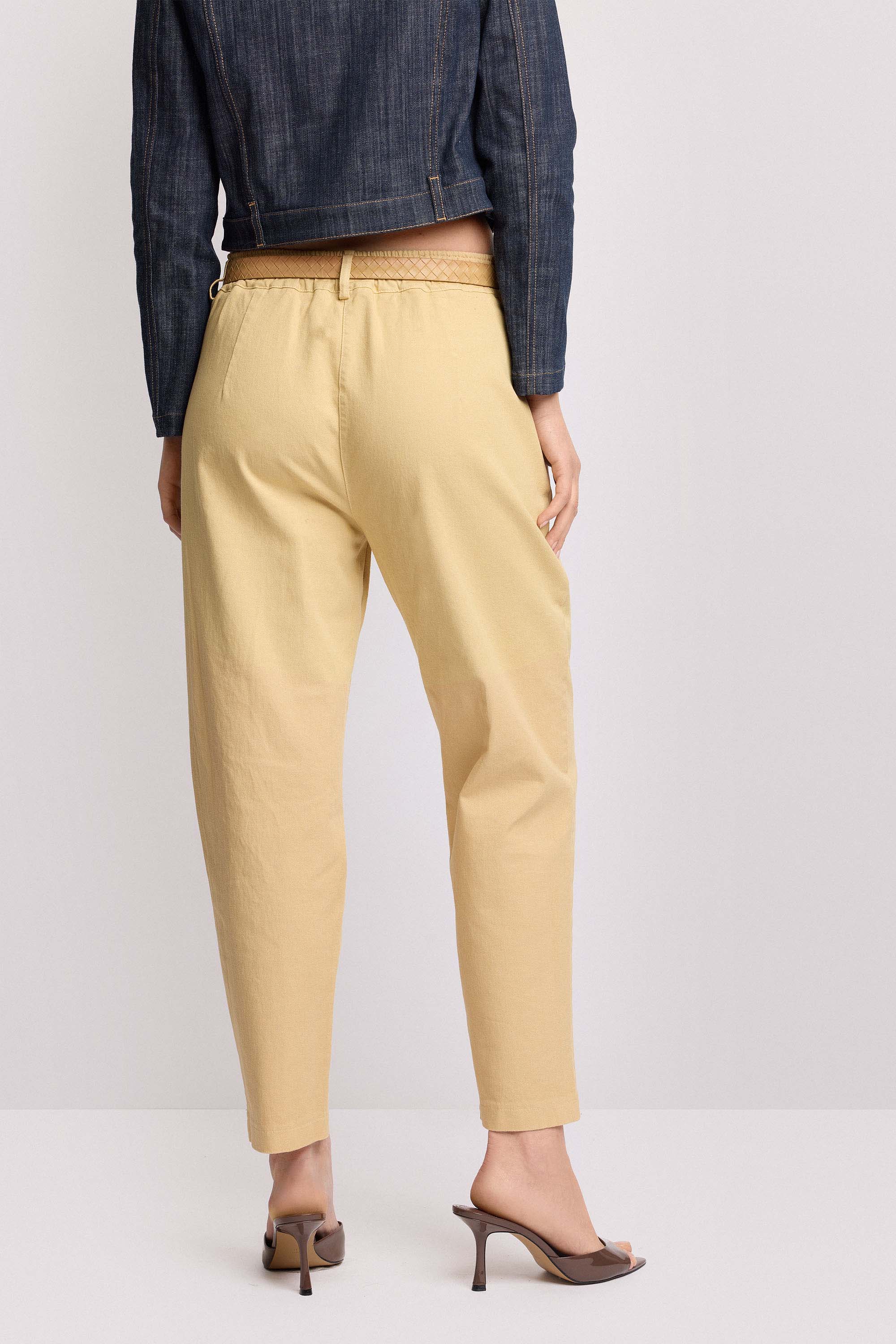Pantaloni in cotone modello chino - PANTALONE COLOR DIGNA - Image 3