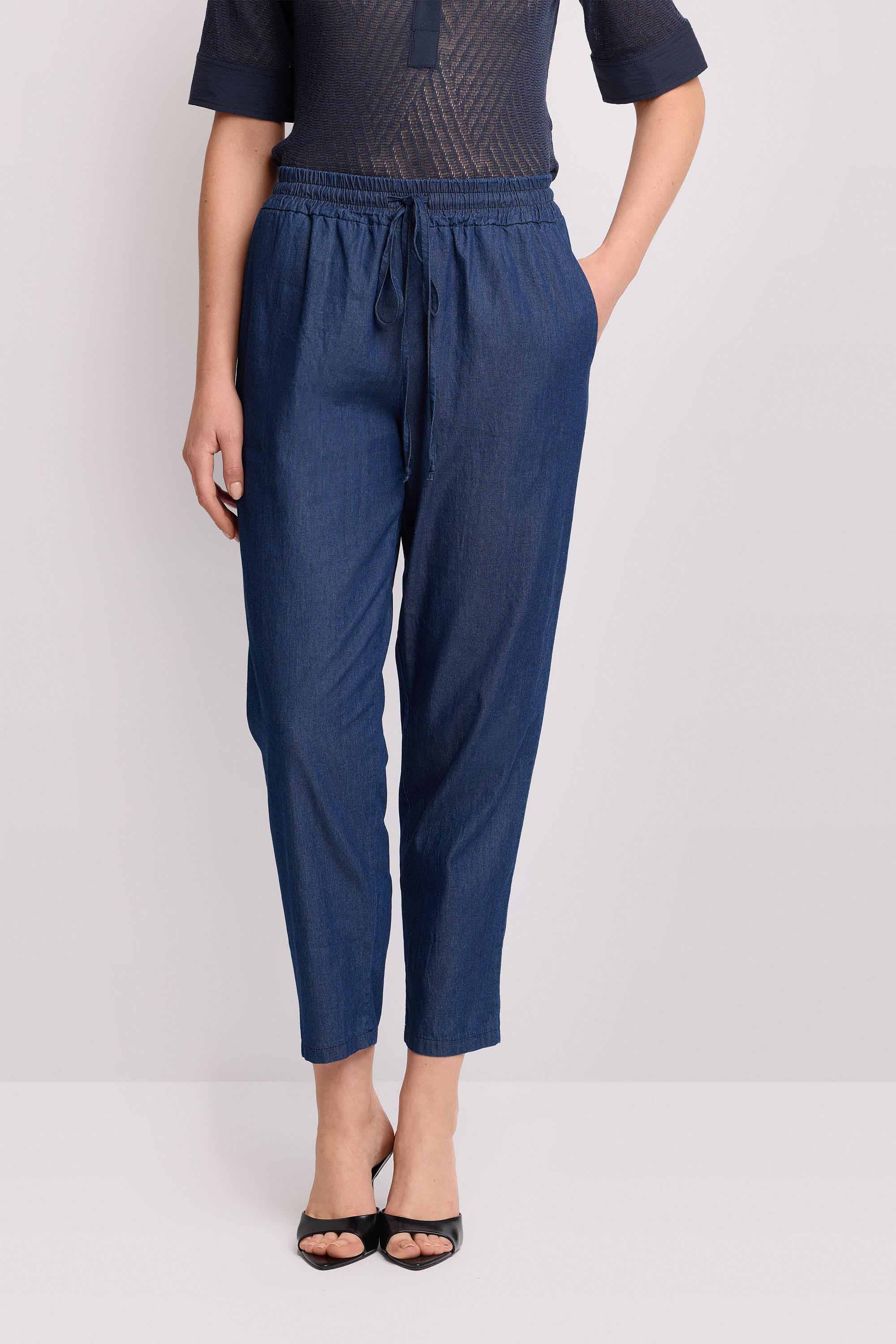 Pantaloni in cotone stile jogger - Pantalone HILARO