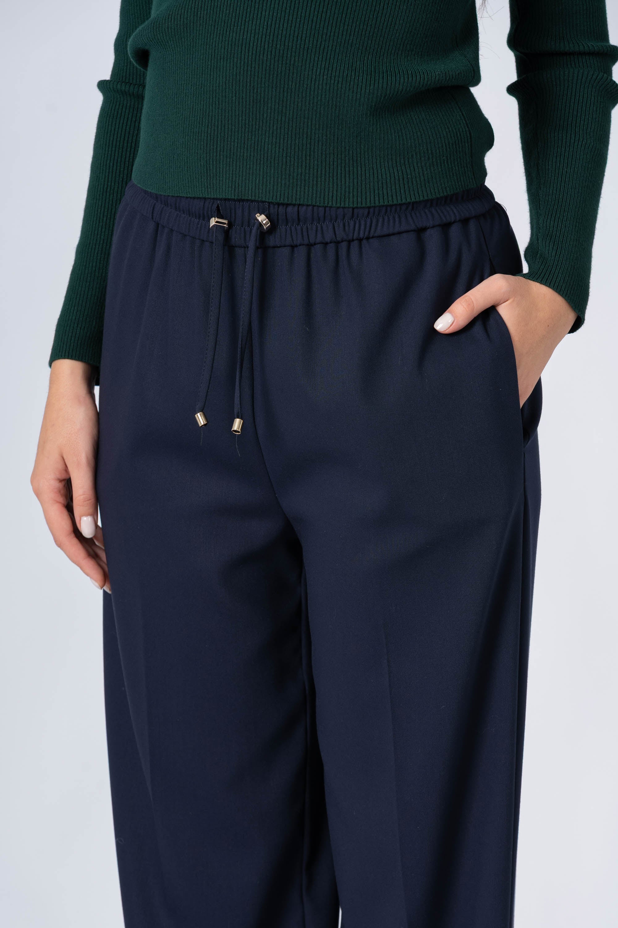 Pantaloni con coulisse regolabile - PANTALONE FASHION AZARIAX - Image 3