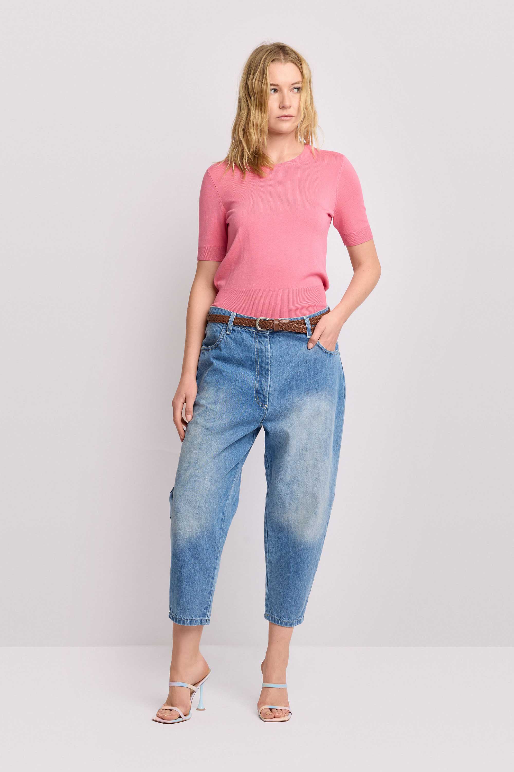 Pantaloni in denim di cotone - Pantalone Denim DARESH - Image 2