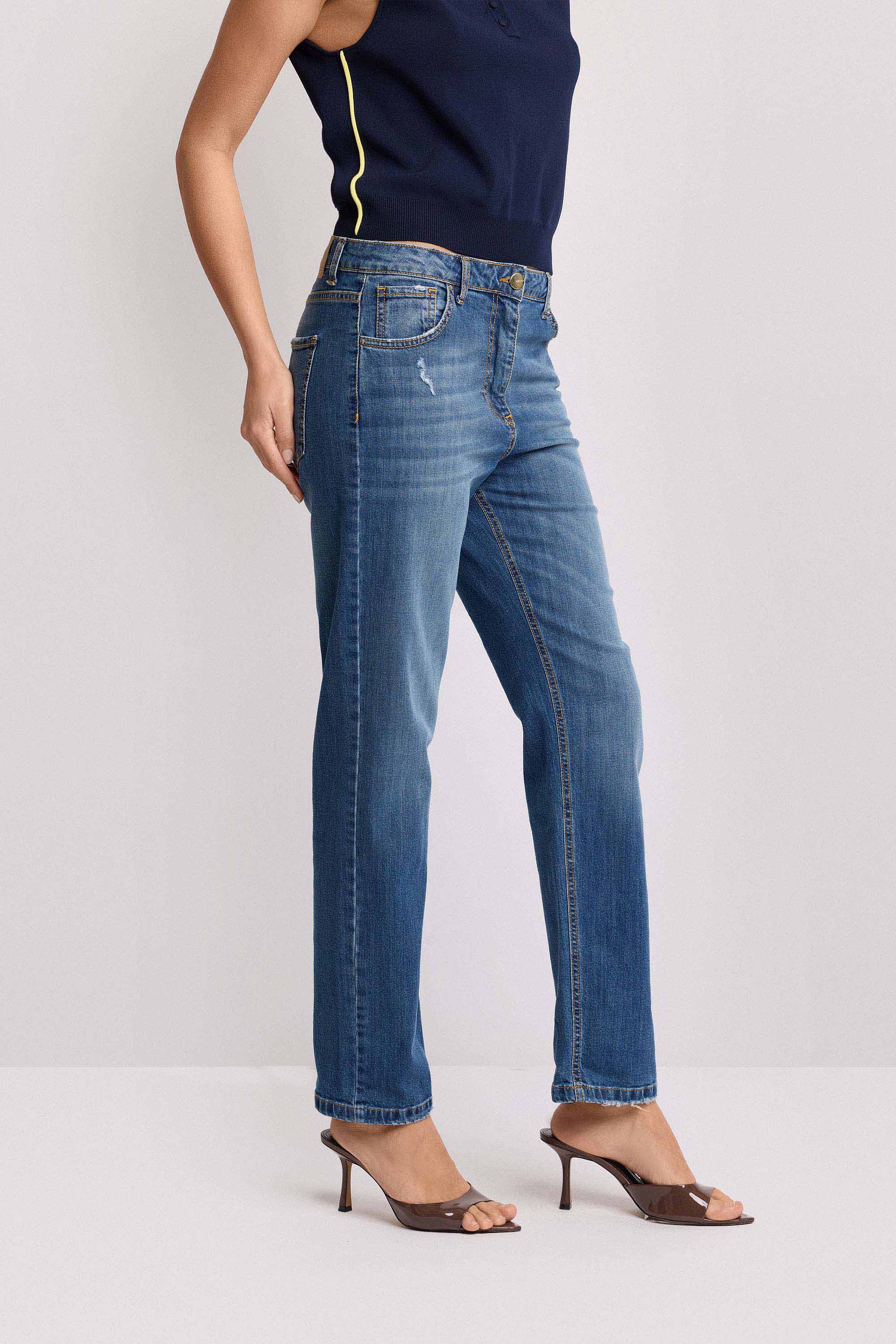 Pantaloni in denim relaxed fit - Pantalone Denim JORIS - Image 4