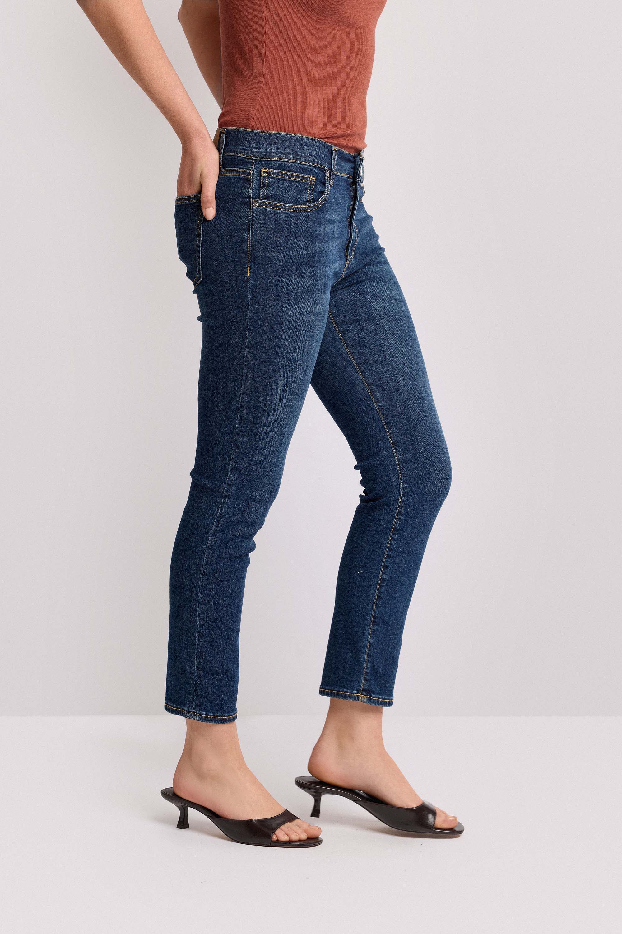 Pantaloni in denim taglio skinny - Pantalone Denim GERMAR - Image 4