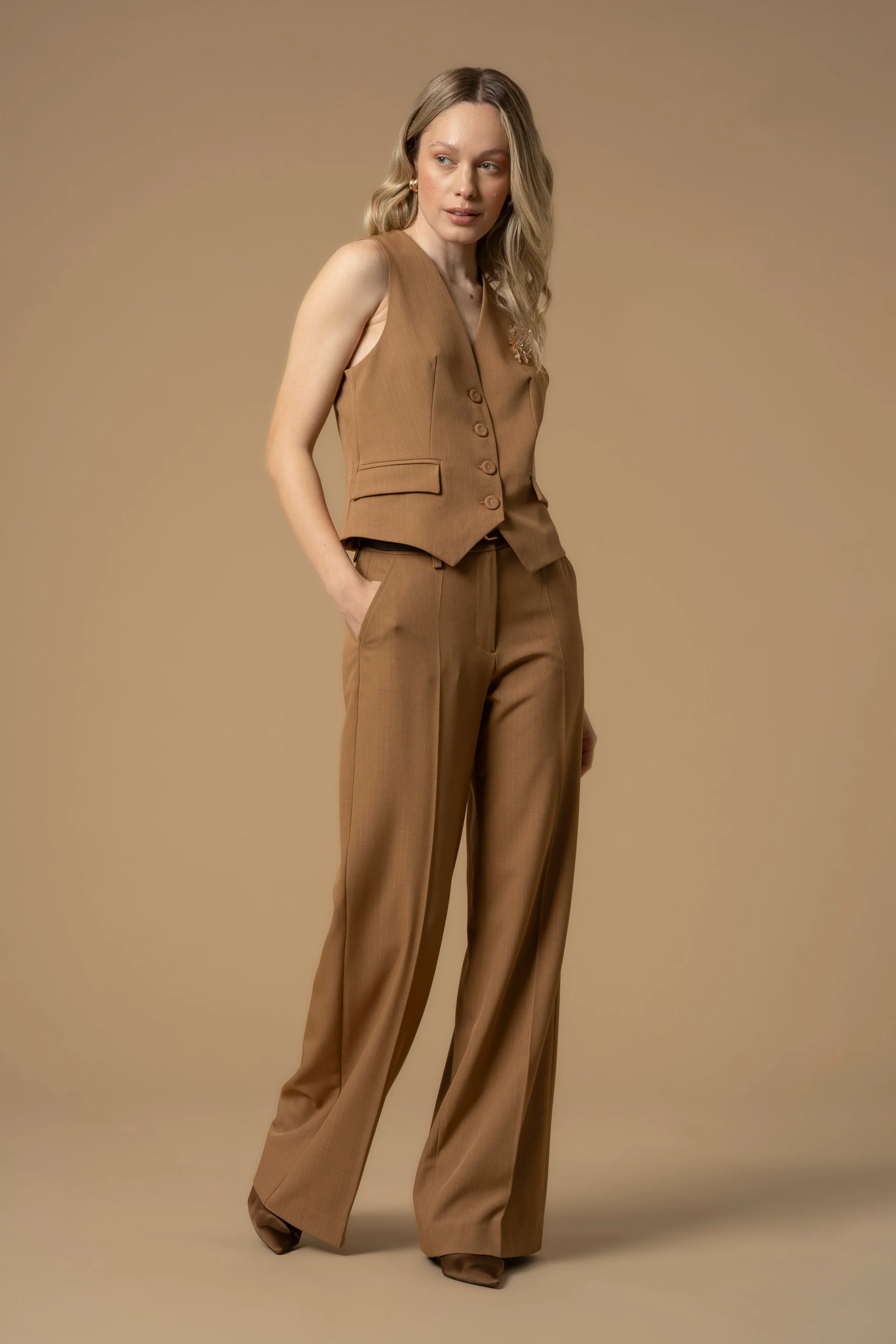 Pantaloni dritti stile easy-chic - Pantaloni Giliola - Image 3