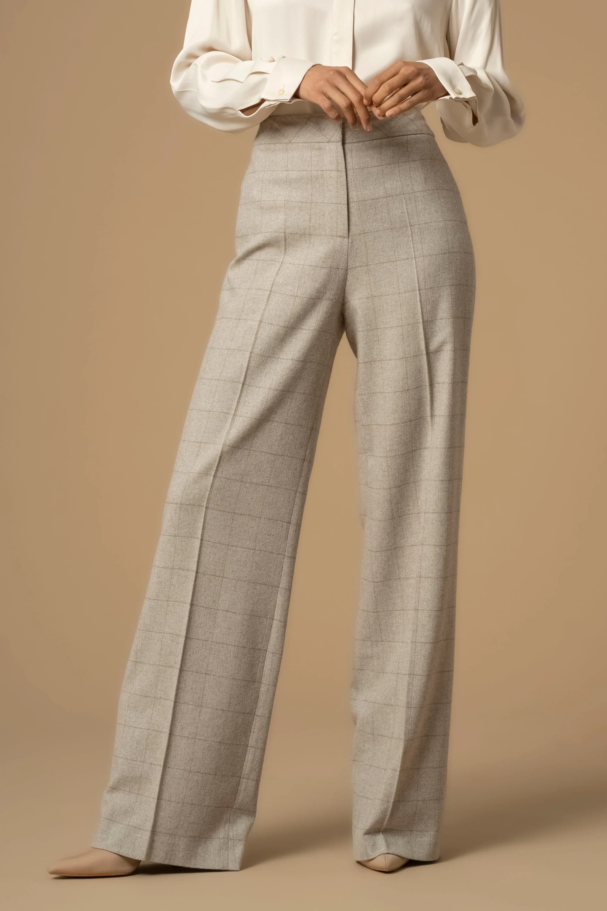 Pantaloni eleganti a quadri - Pantaloni Agot