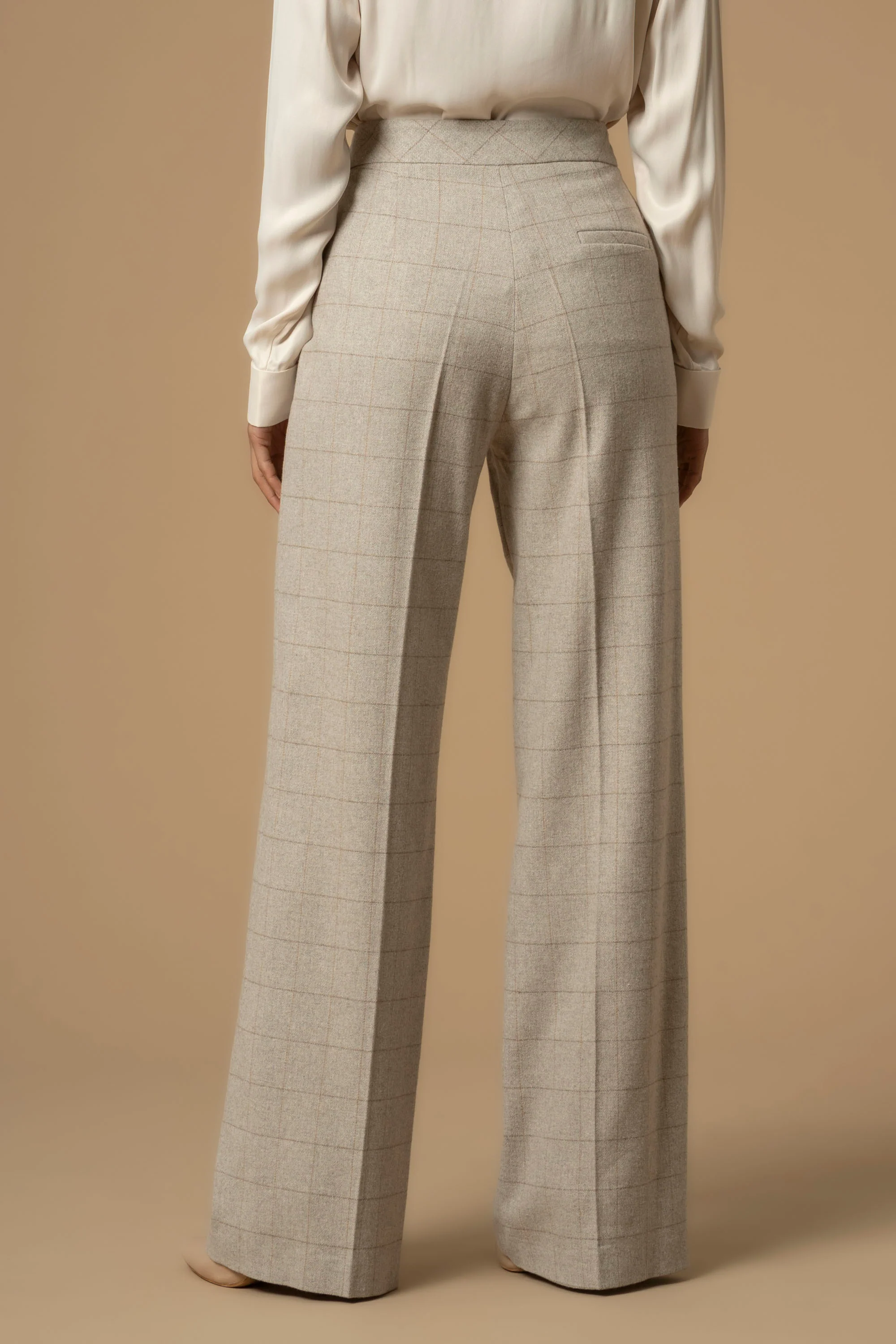 Pantaloni eleganti a quadri - Pantaloni Agot - Image 4