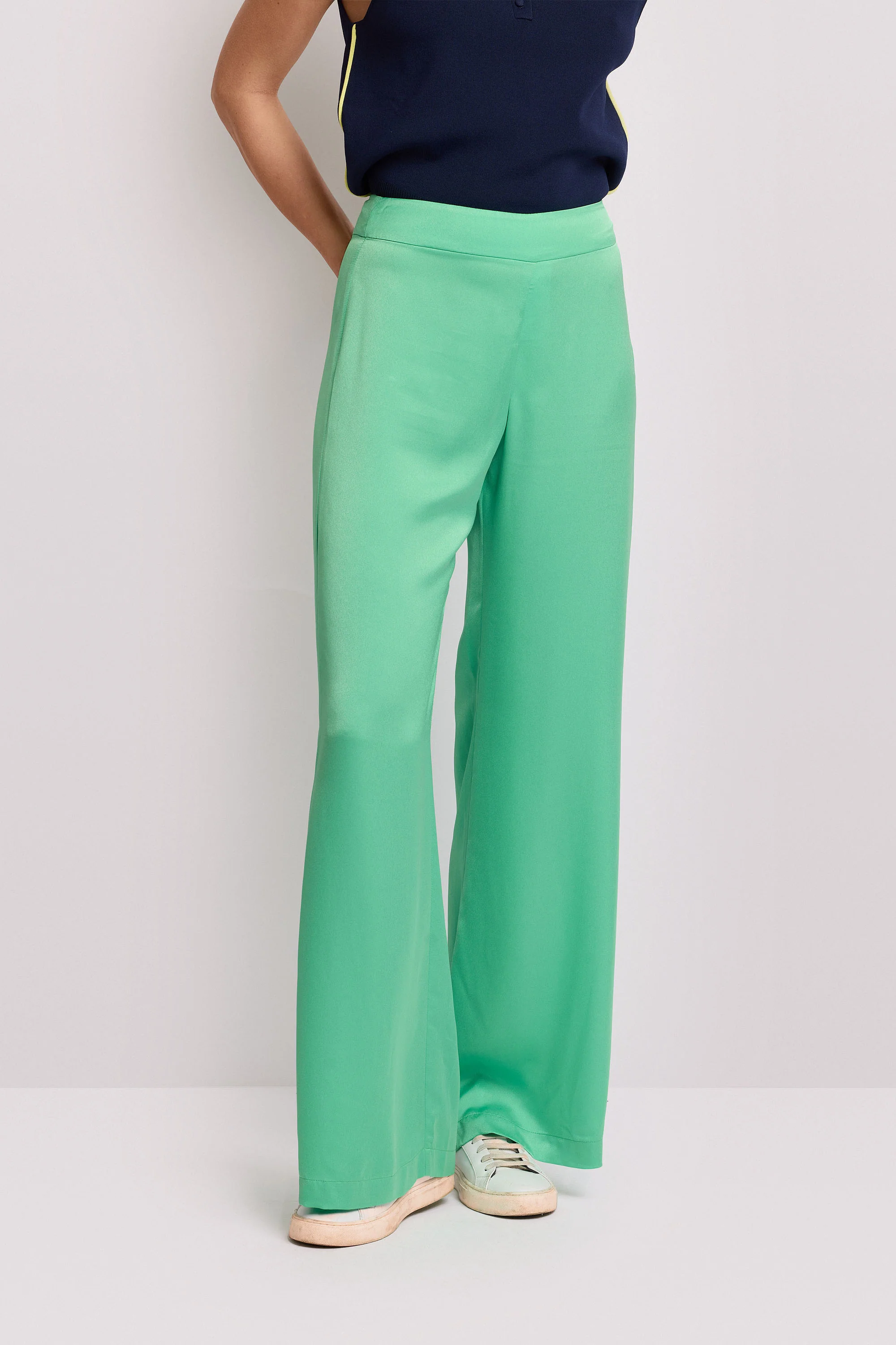 Pantaloni eleganti satinati - Pantalone BONA
