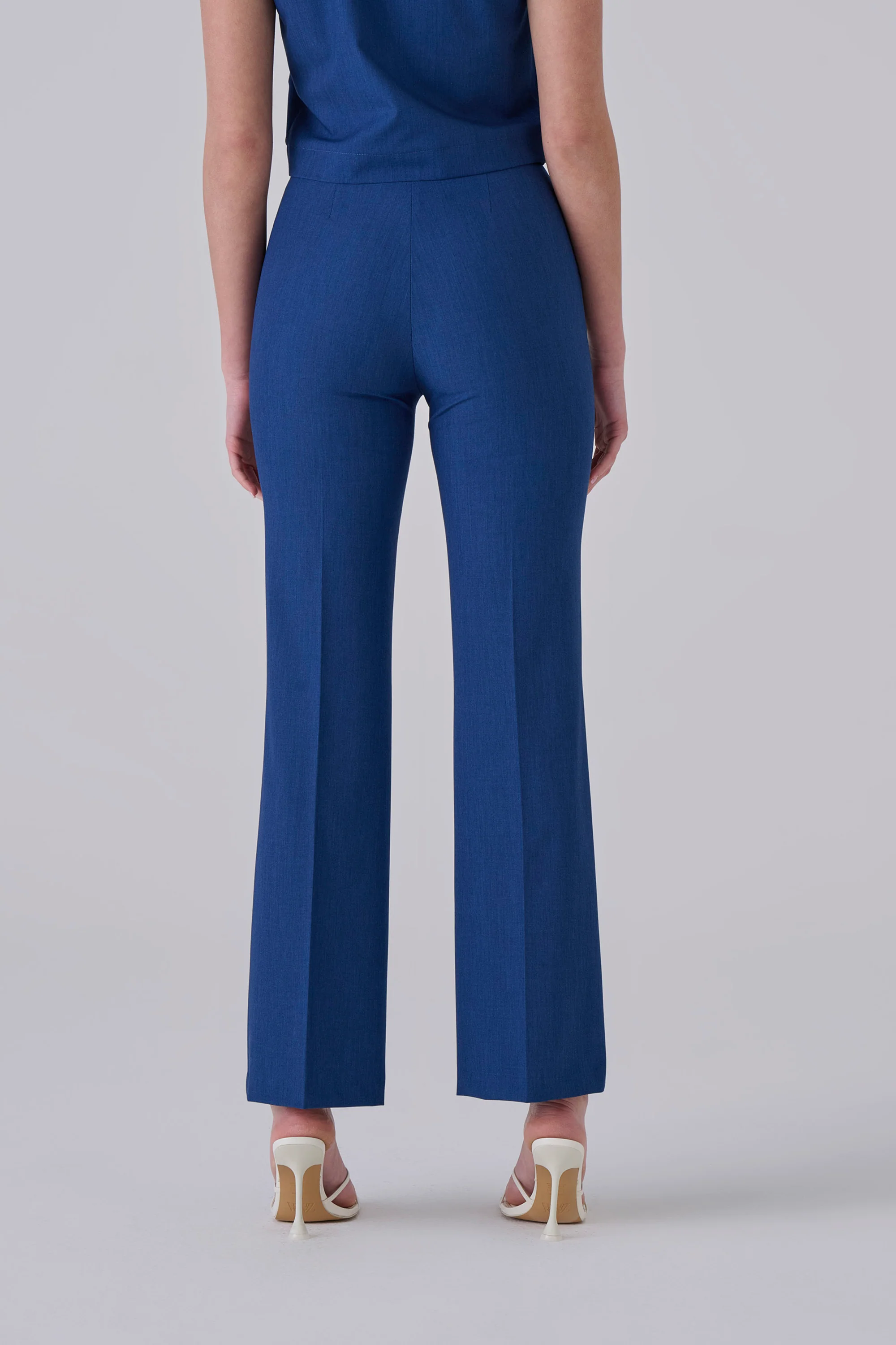 Pantaloni flare blu - PANTALONE AXOKX - Image 3
