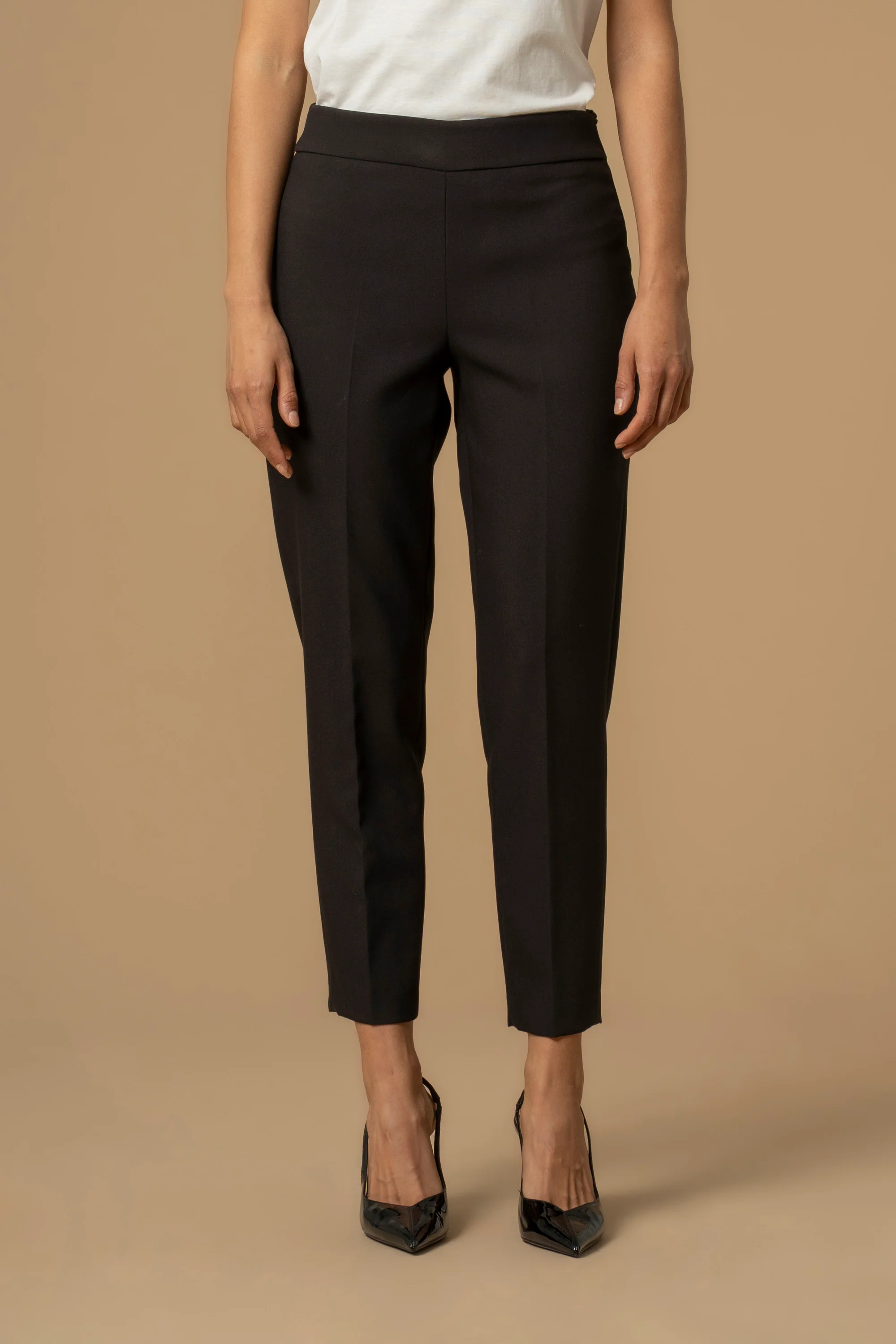 Pantaloni flare stile minimal - Pantaloni Amalio