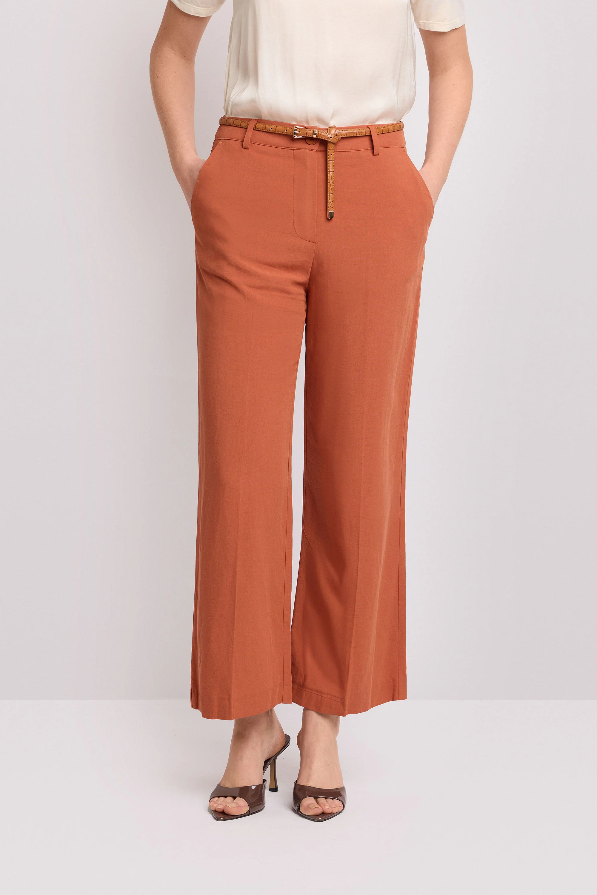 Pantaloni fluidi taglio carrot - PANTALONE DEMETRIO