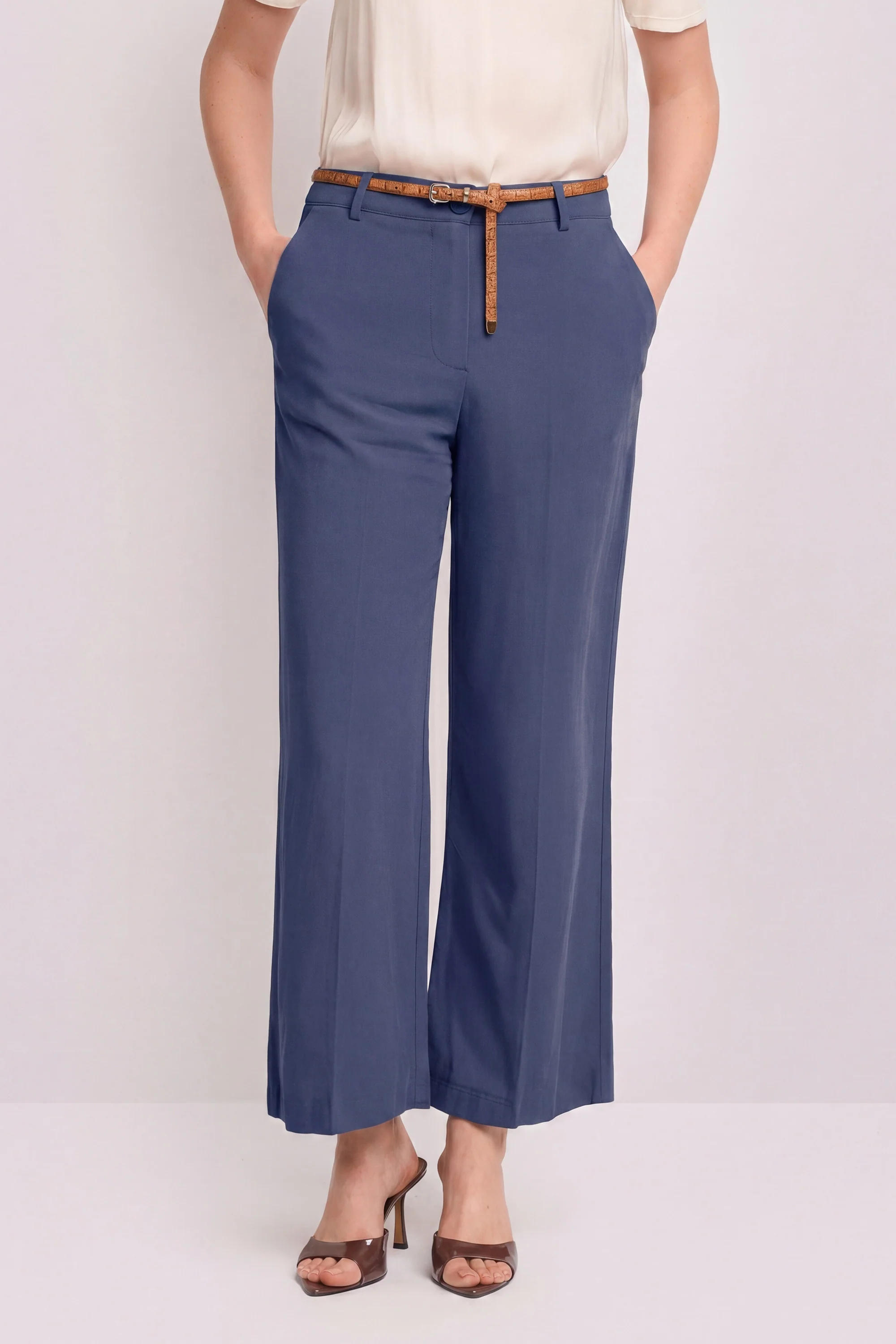 Pantaloni fluidi taglio carrot - PANTALONE DEMETRIO - Image 5