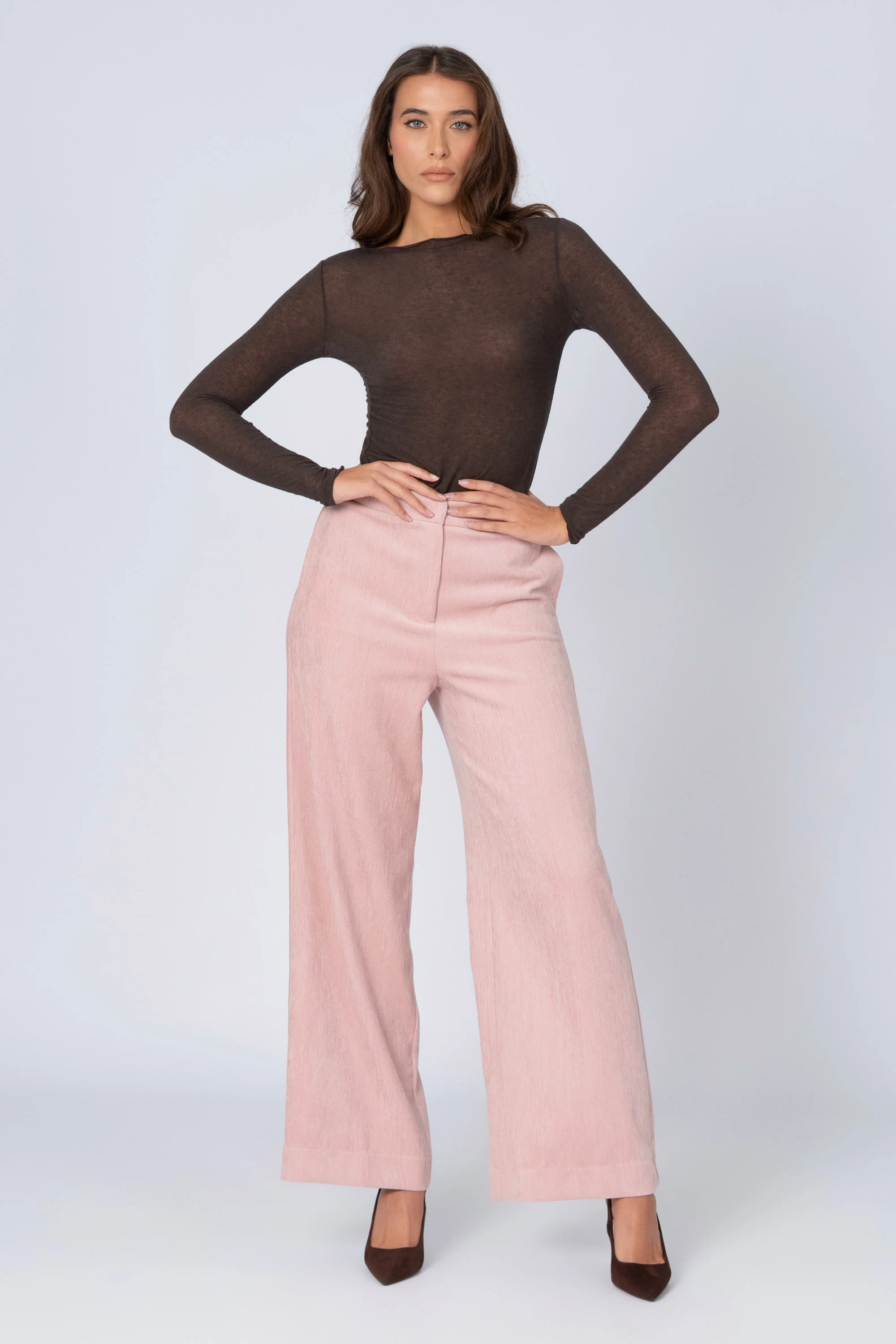 Pantaloni a gamba ampia - Pantalone Fashion PIGX - Image 2