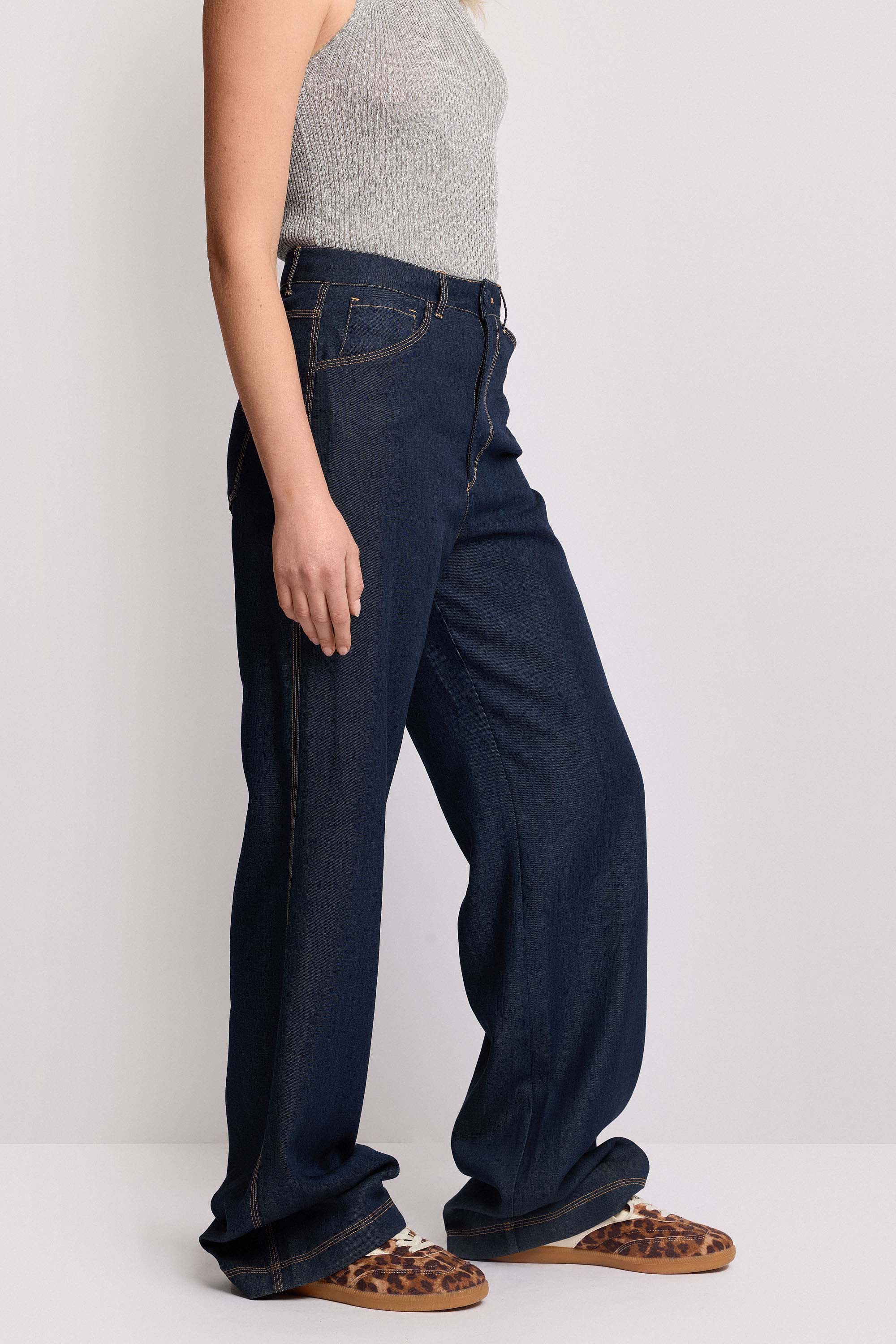 Pantaloni jeans wide leg - Pantalone ARNAUD - Image 4