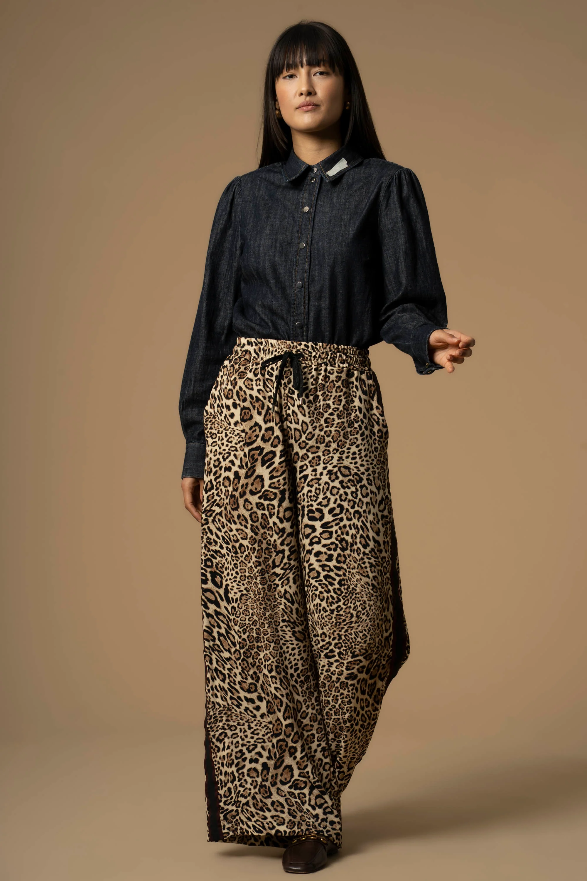 Pantaloni larghi con stampa animalier - Pantaloni Anil - Image 2