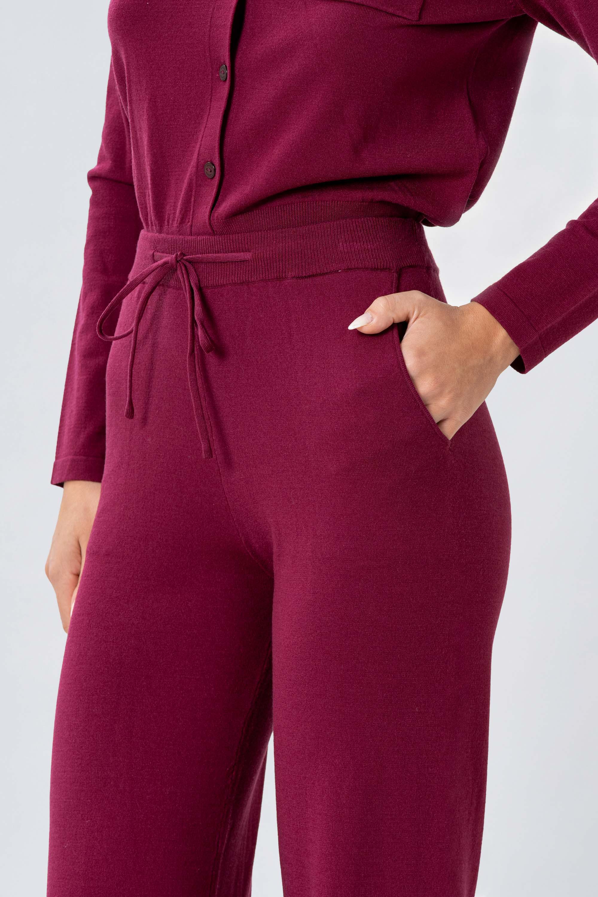 Pantaloni in maglia con coulisse - Pantalone In Maglia NIRIANNAX - Image 7