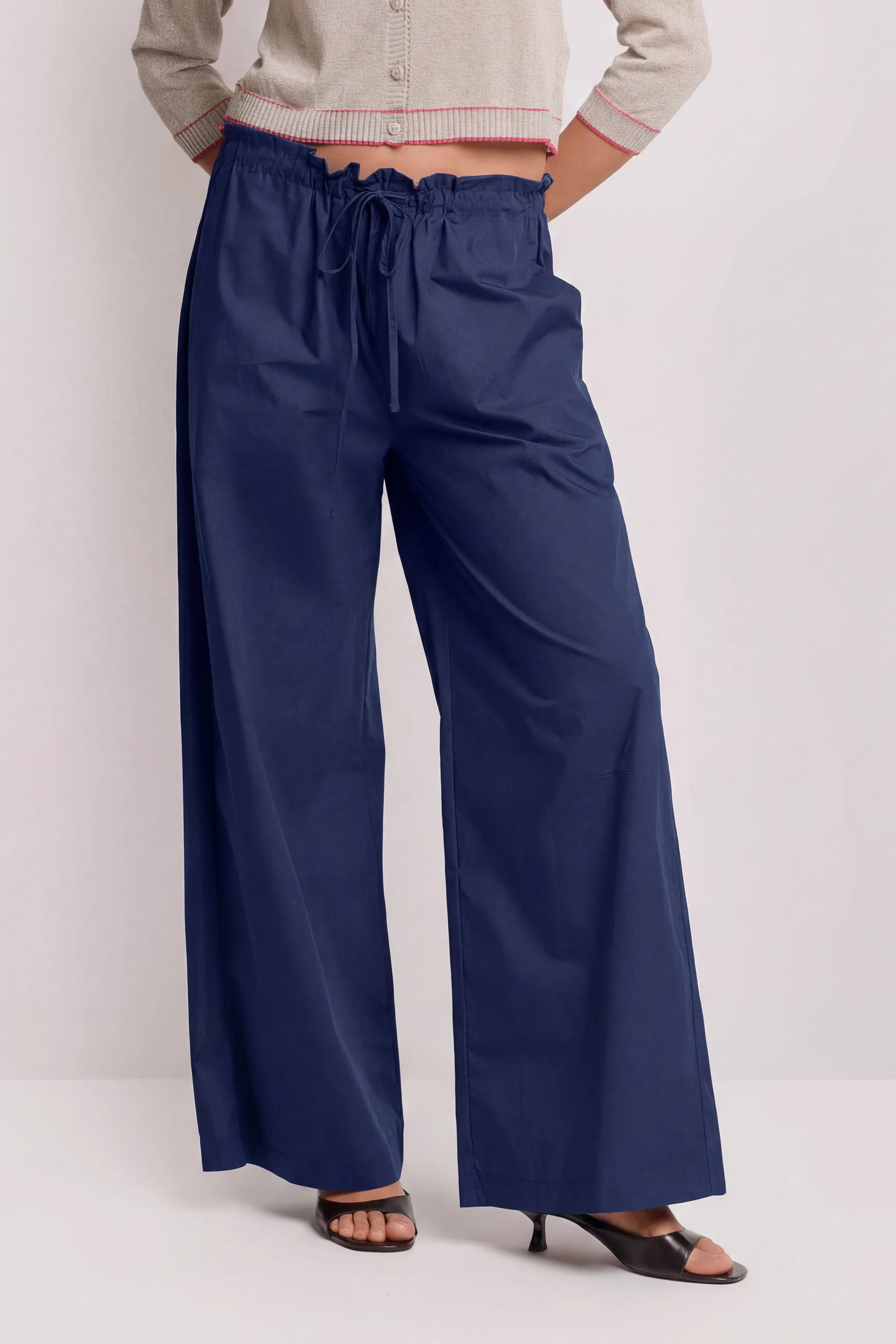 Pantaloni a palazzo con coulisse - PANTALONE MALWIDA - Image 5