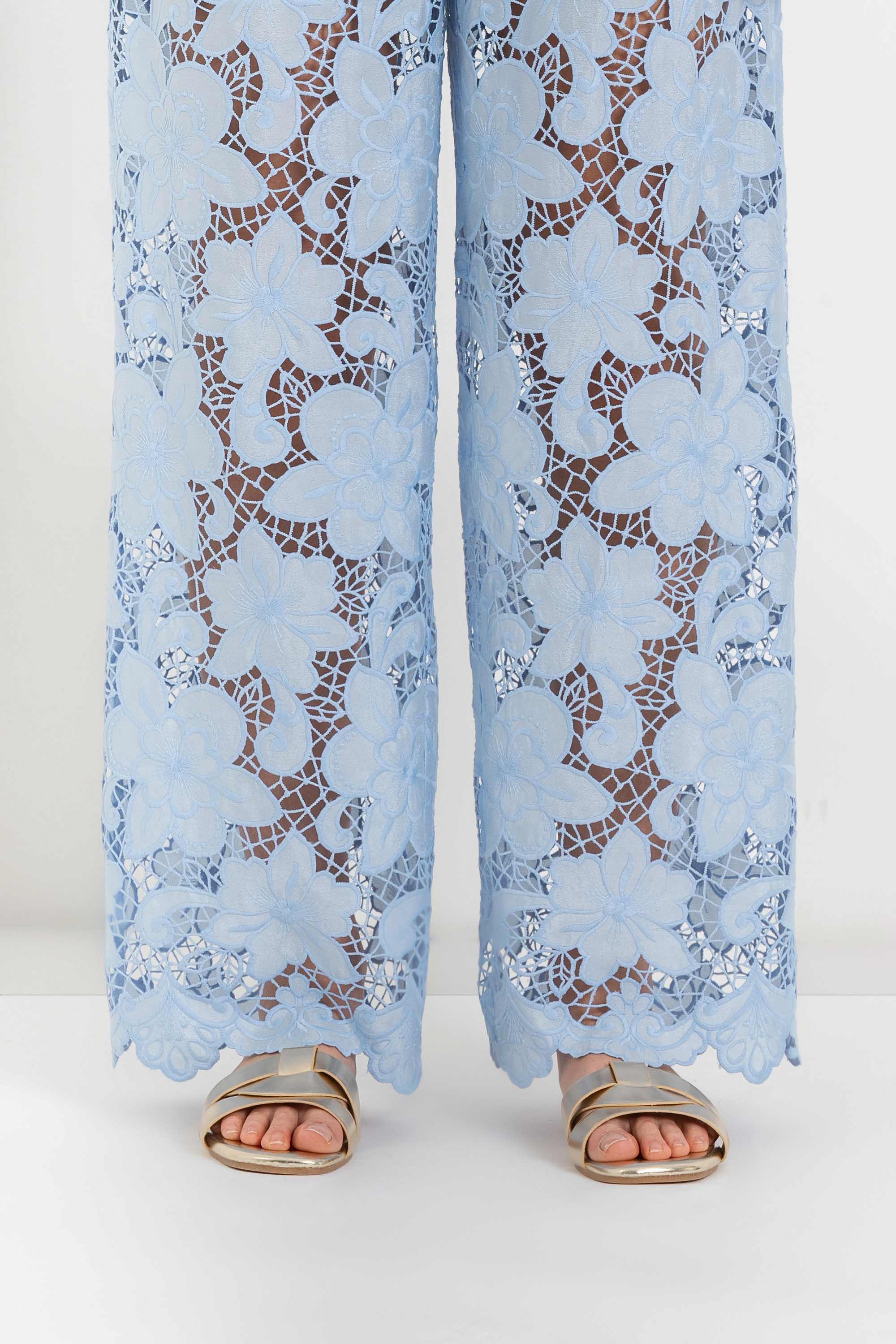 Pantaloni palazzo in pizzo - Pantalone Fashion KEDSAX - Image 4