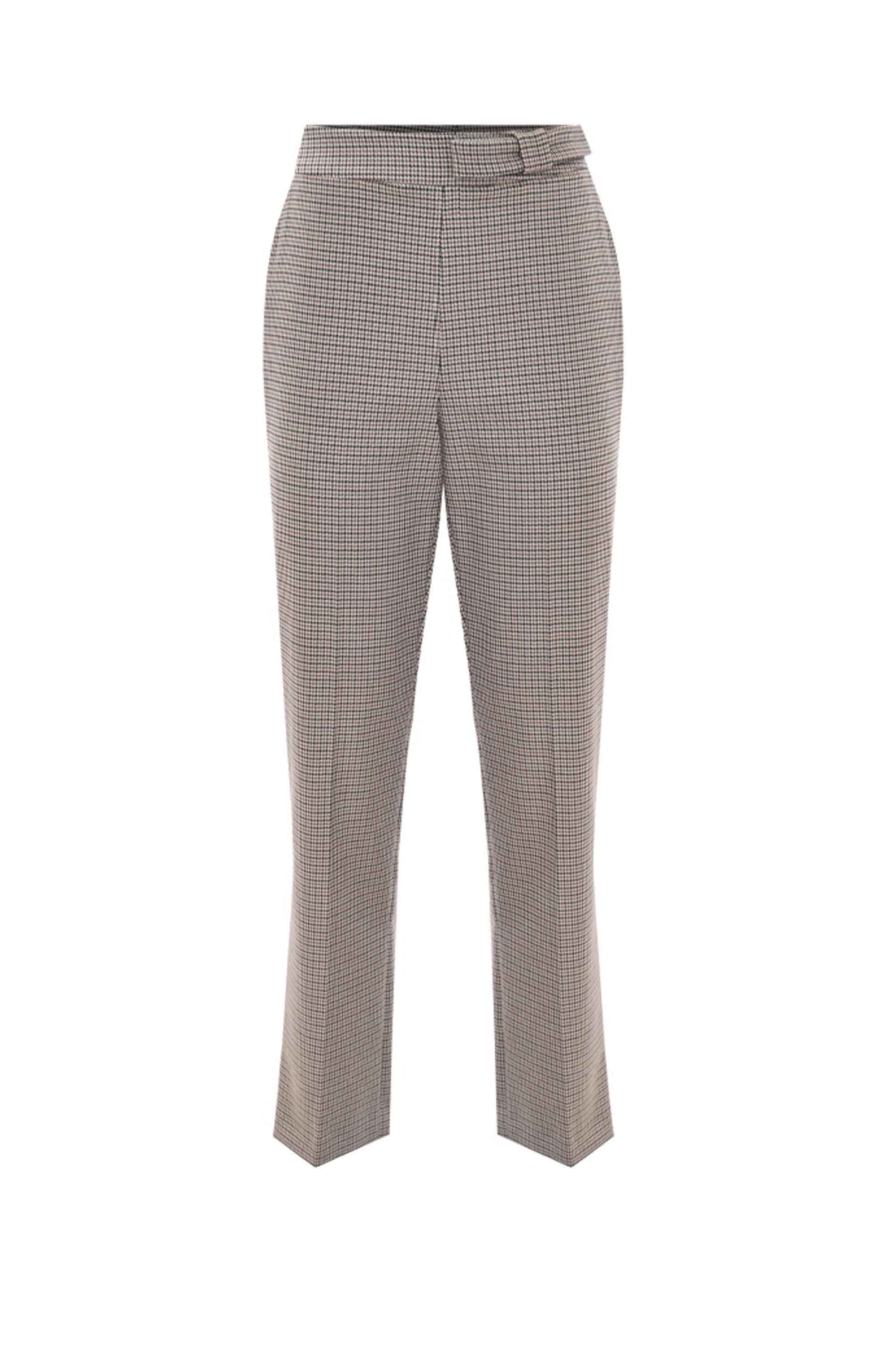 Pantaloni in pied de poule con piega - Pantaloni Jelmino - Image 5