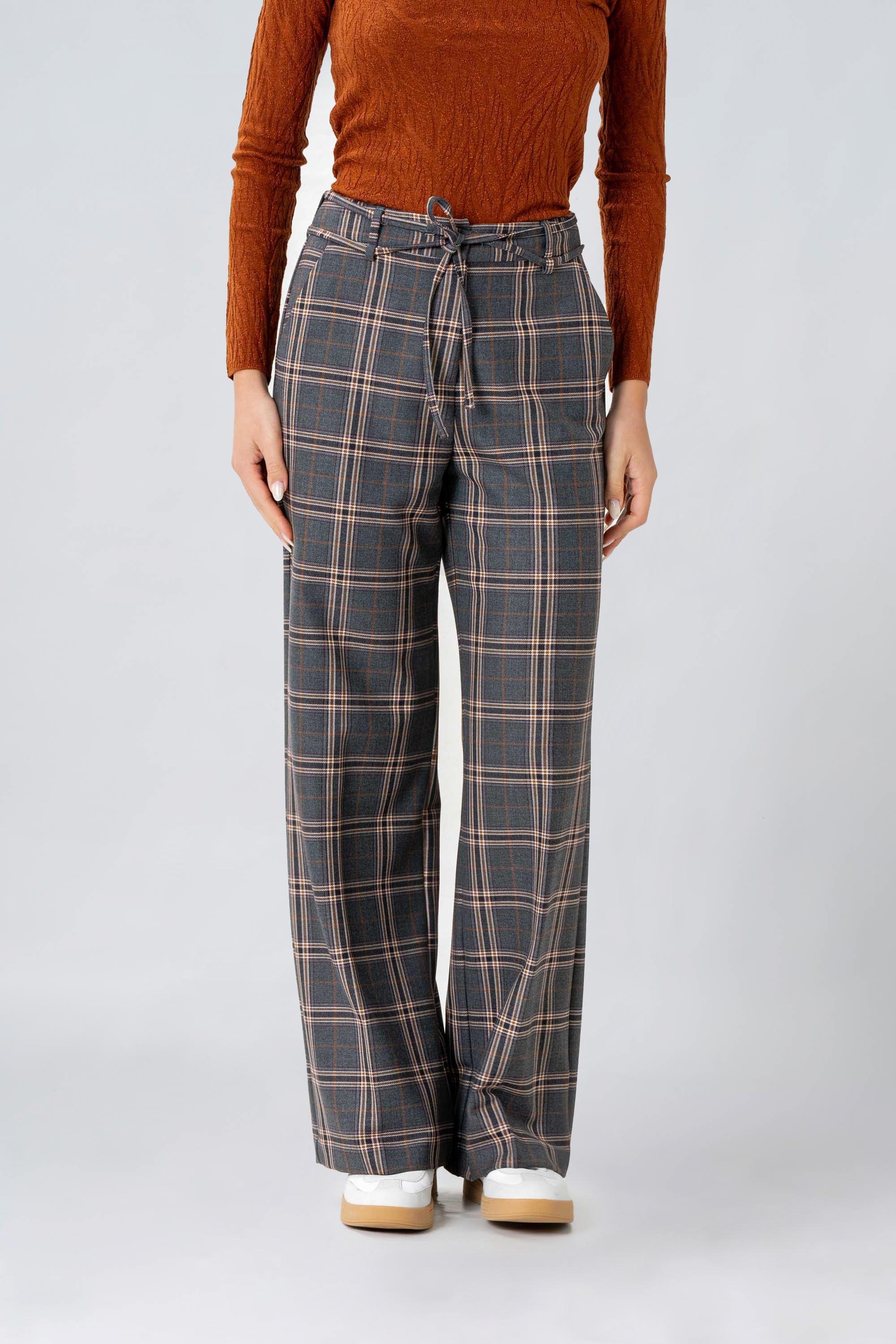 Pantaloni a quadri - PANTALONE FASHION LINPERX