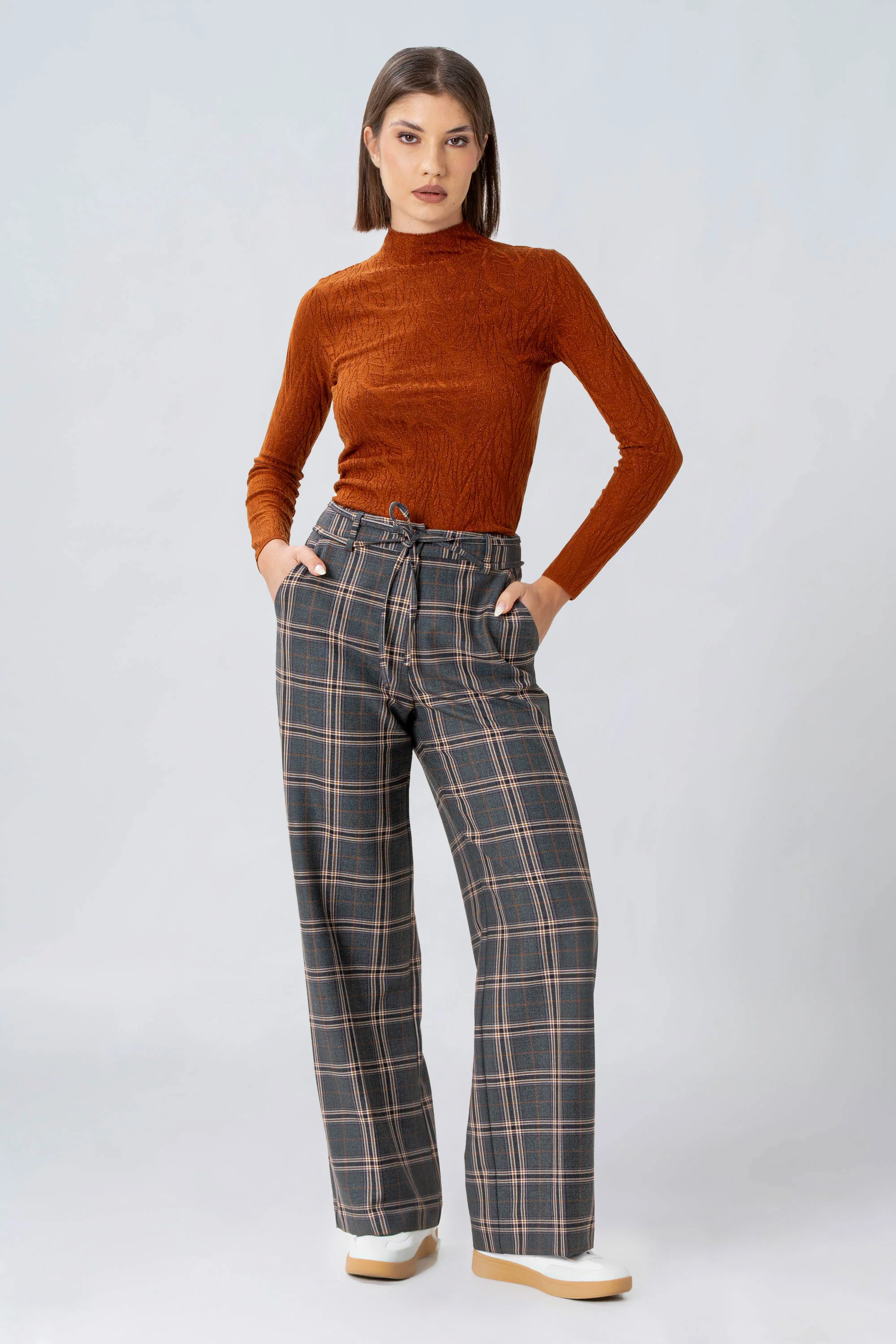 Pantaloni a quadri - PANTALONE FASHION LINPERX - Image 2