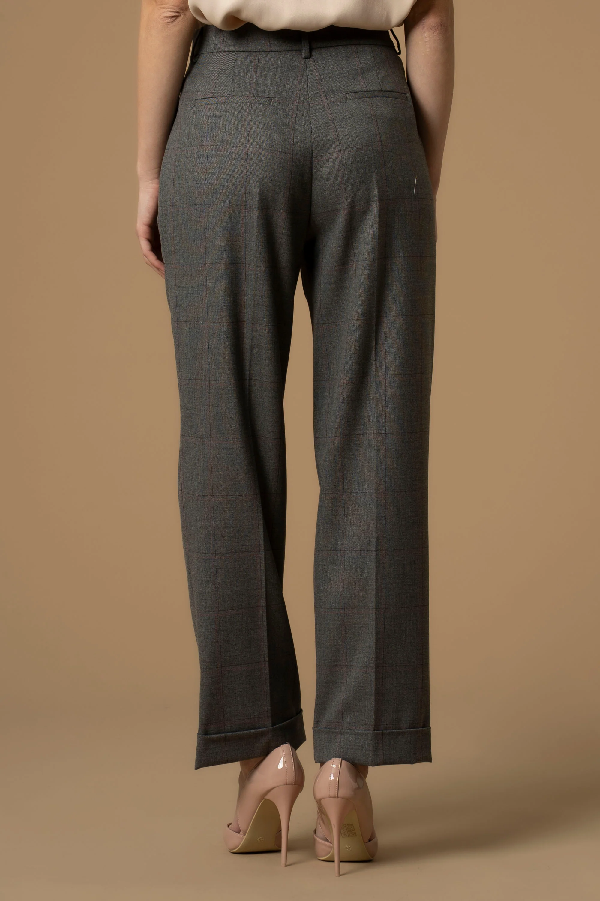 Pantaloni a quadri taglio classico - Pantaloni Hattilas - Image 3