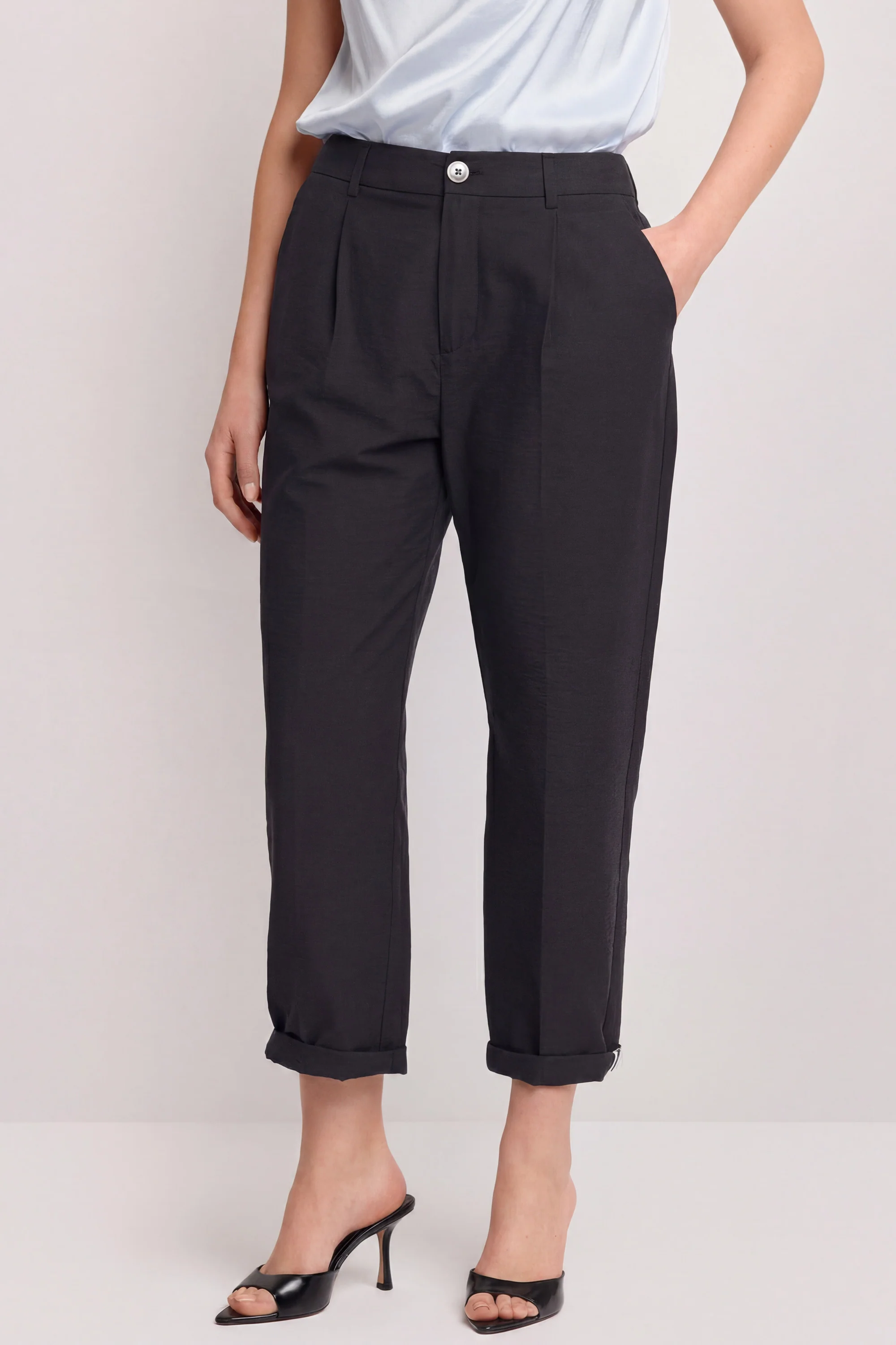 Pantaloni con risvolto - PANTALONE PAULINO - Image 5