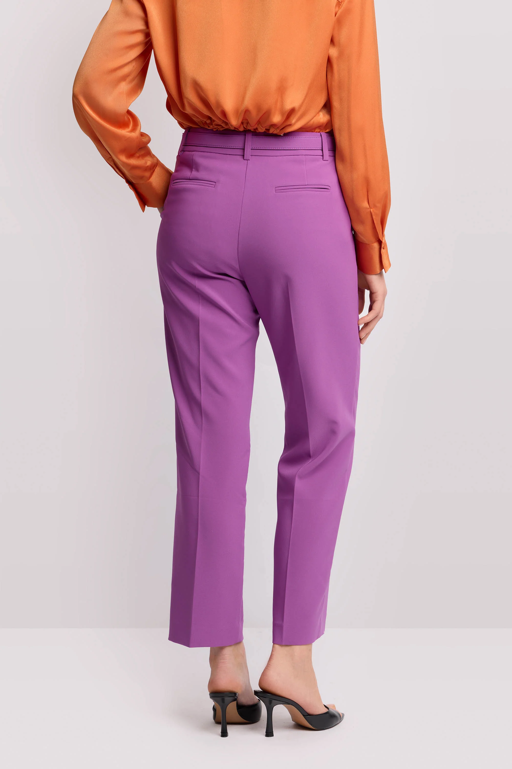 Pantaloni a sigaretta strutturati - PANTALONE TATY - Image 3