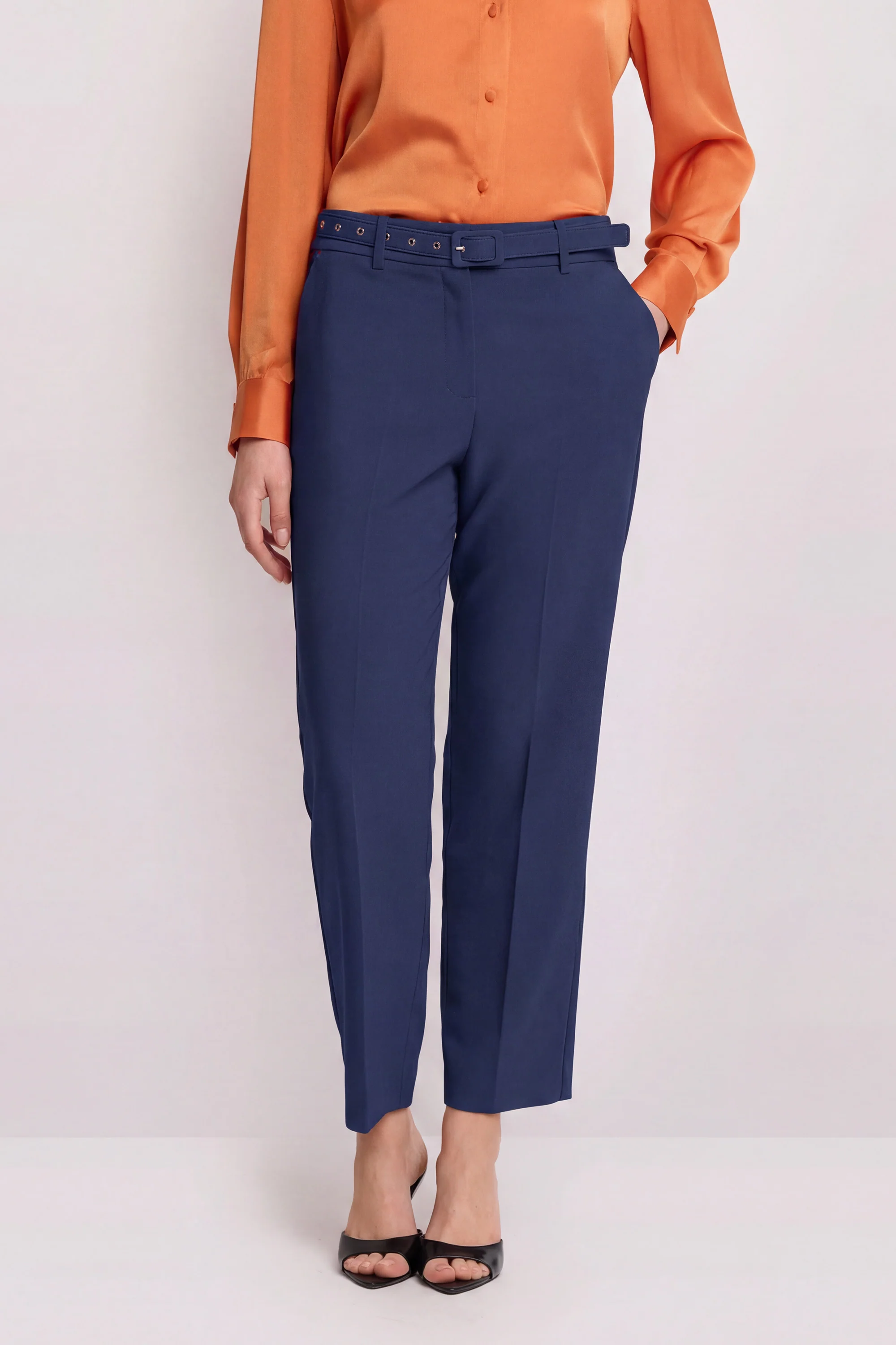 Pantaloni a sigaretta strutturati - PANTALONE TATY - Image 5