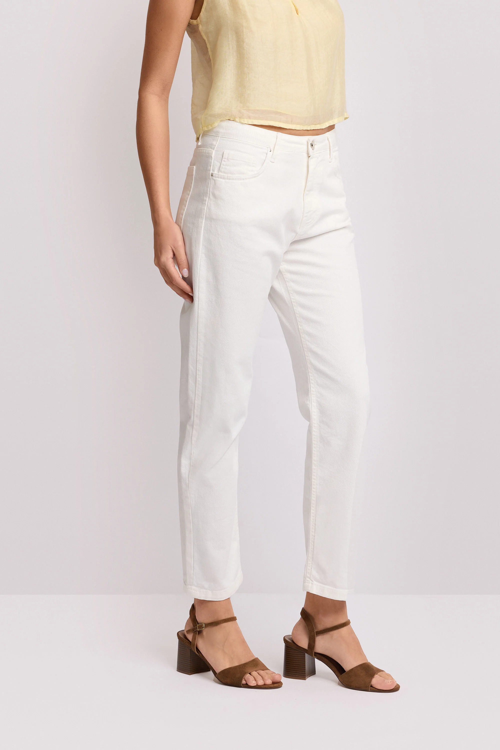 Pantaloni slim fit - PANTALONE COLOR GRANT - Image 4