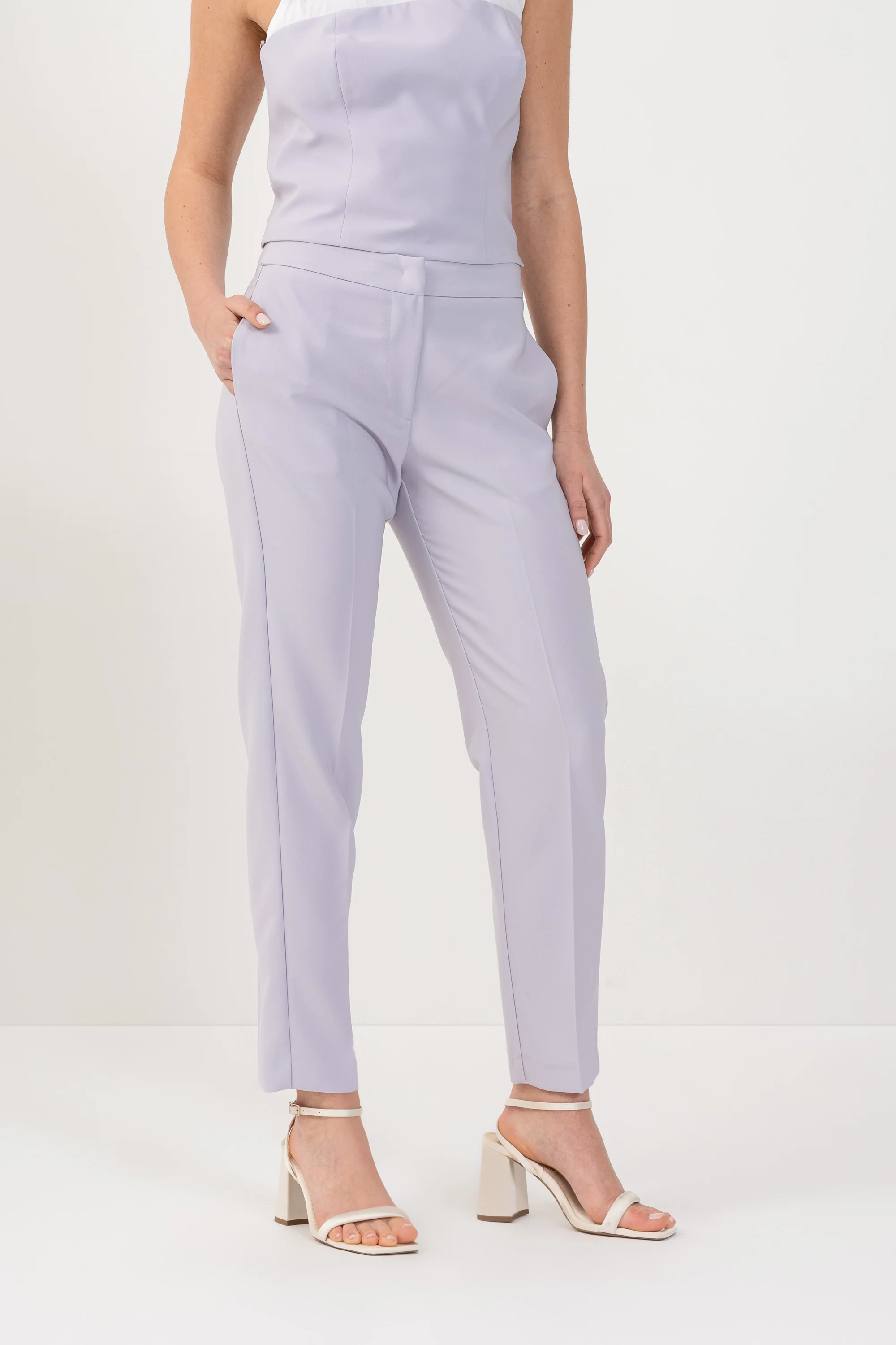 Pantaloni slim con piega - PANTALONE FASHION KULLIKX