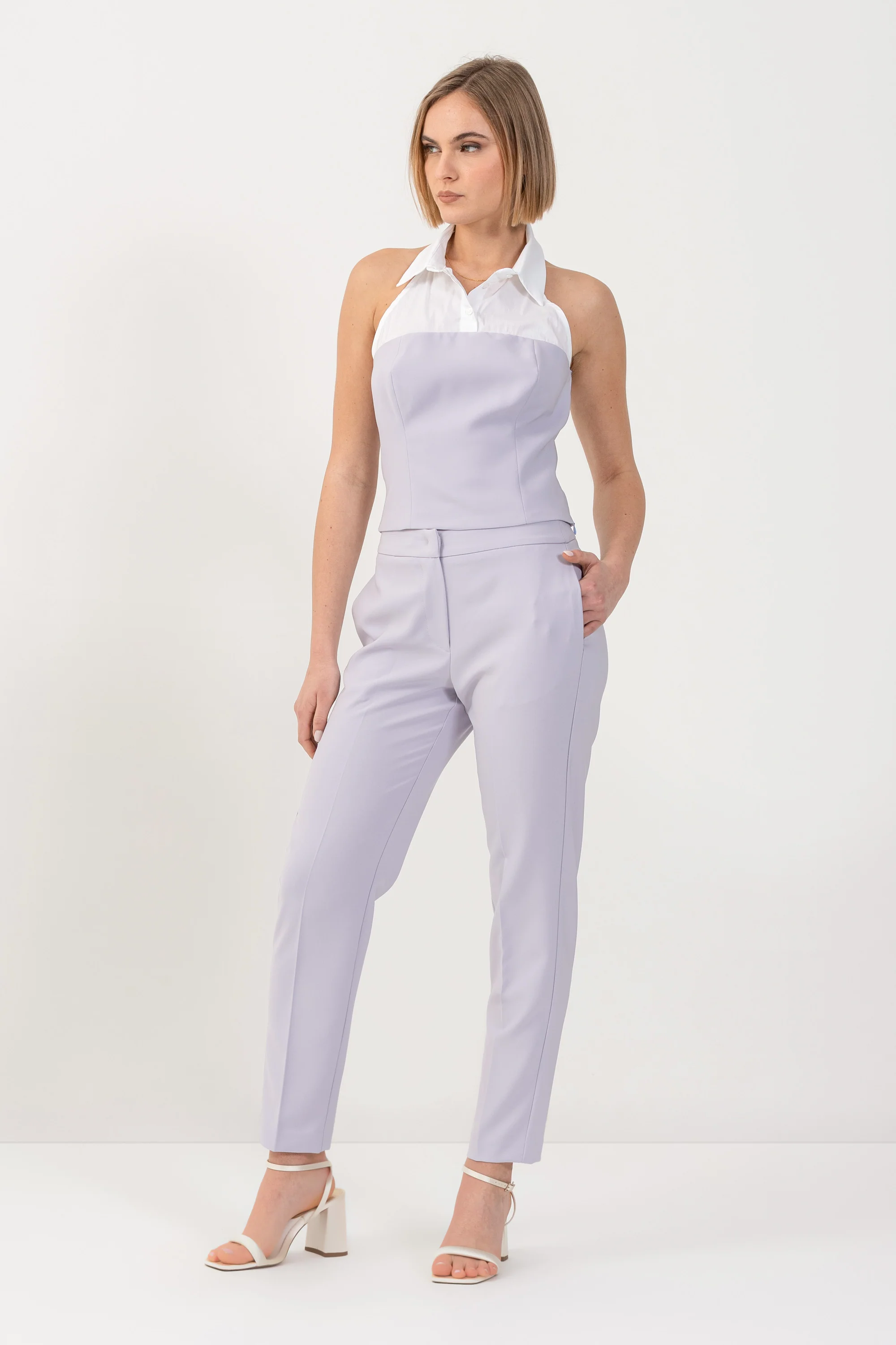 Pantaloni slim con piega - PANTALONE FASHION KULLIKX - Image 2