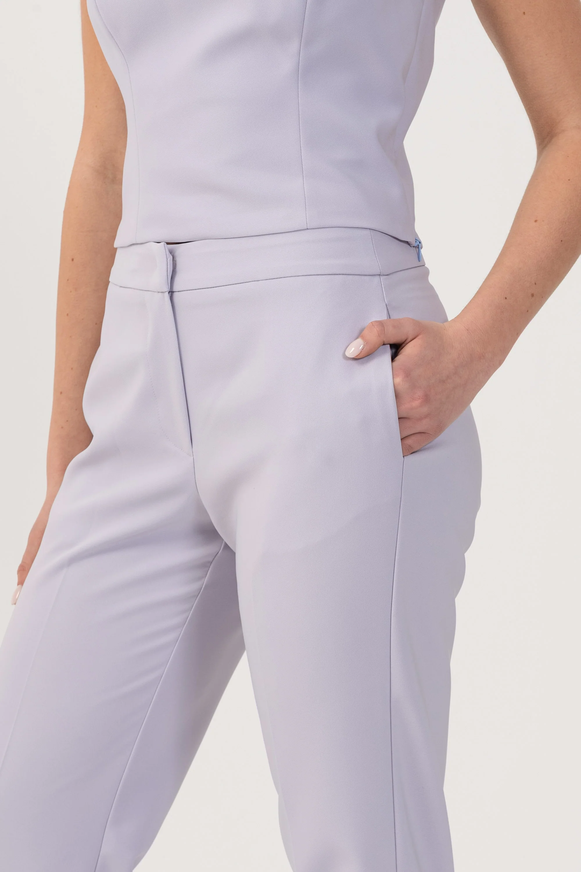Pantaloni slim con piega - PANTALONE FASHION KULLIKX - Image 3