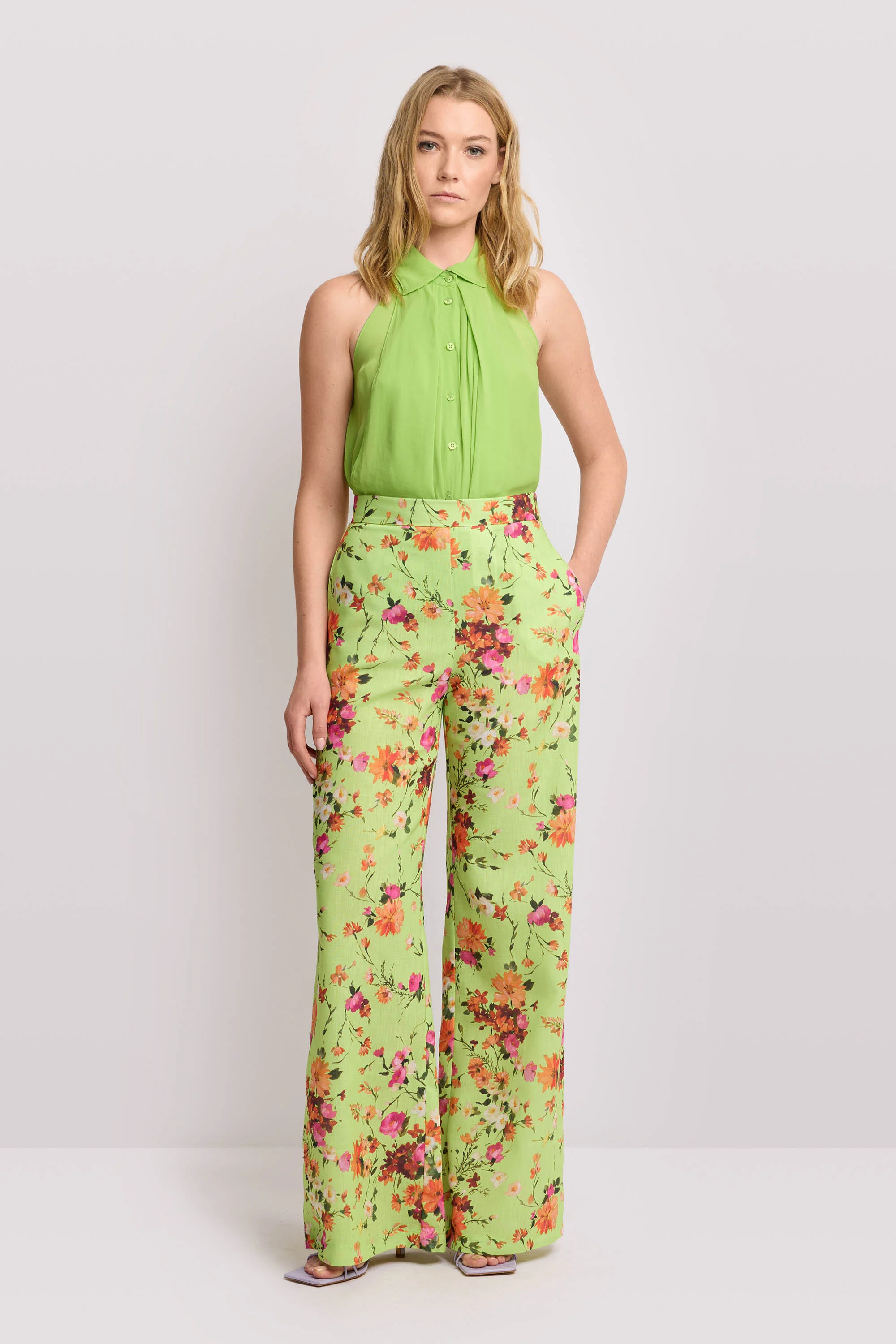 Pantaloni con stampa floreale - Pantalone DEVDAS - Image 2