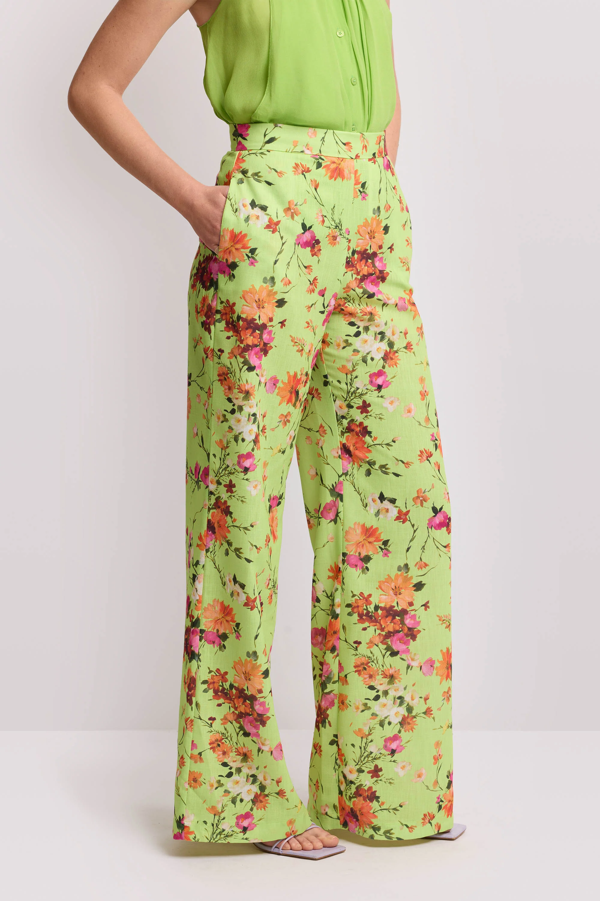 Pantaloni con stampa floreale - Pantalone DEVDAS - Image 4