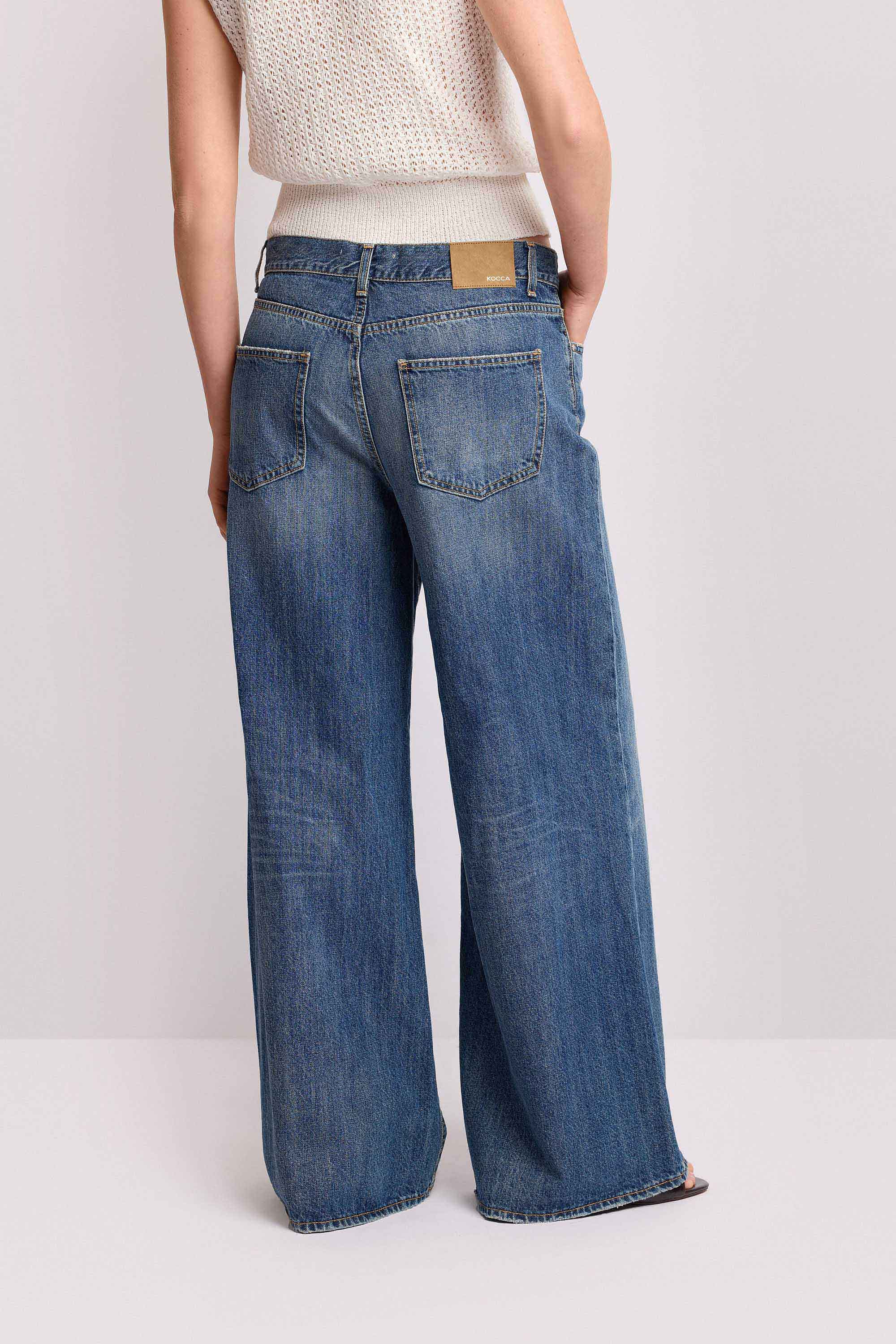 Pantaloni stile baggy gamba larga - Pantalone Denim GERD - Image 3