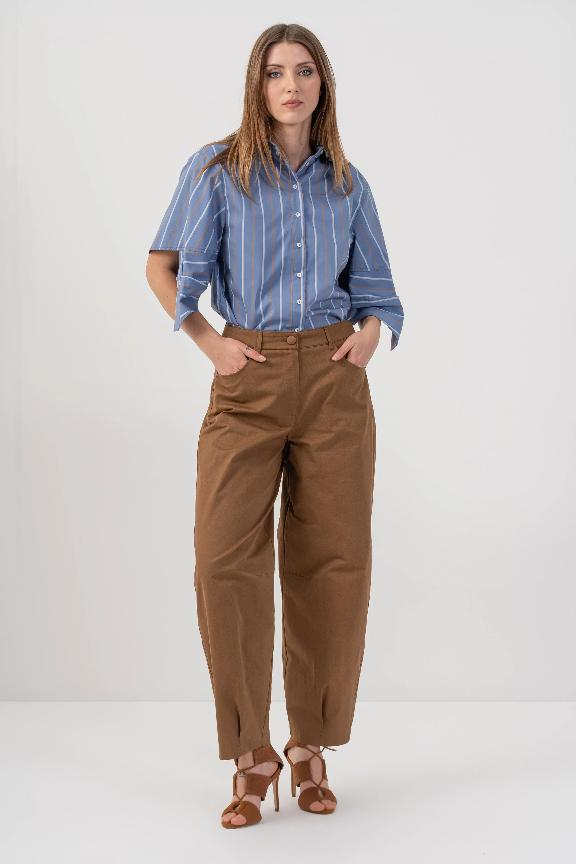 Pantaloni taglio balloon - PANTALONE FASHION LEINUX - Image 2
