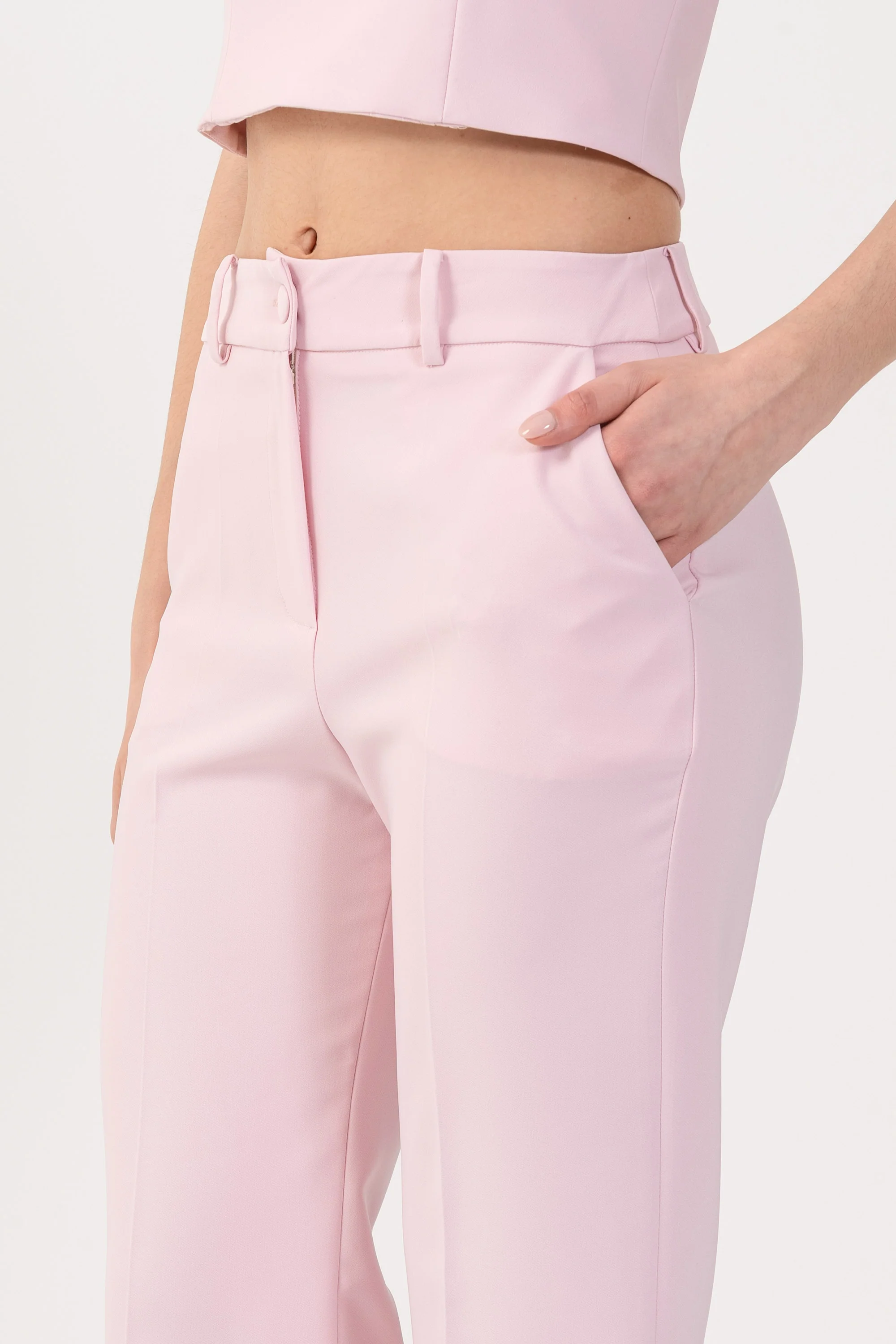 Pantaloni taglio cropped con piega - PANTALONE FASHION PAOLIX - Image 3