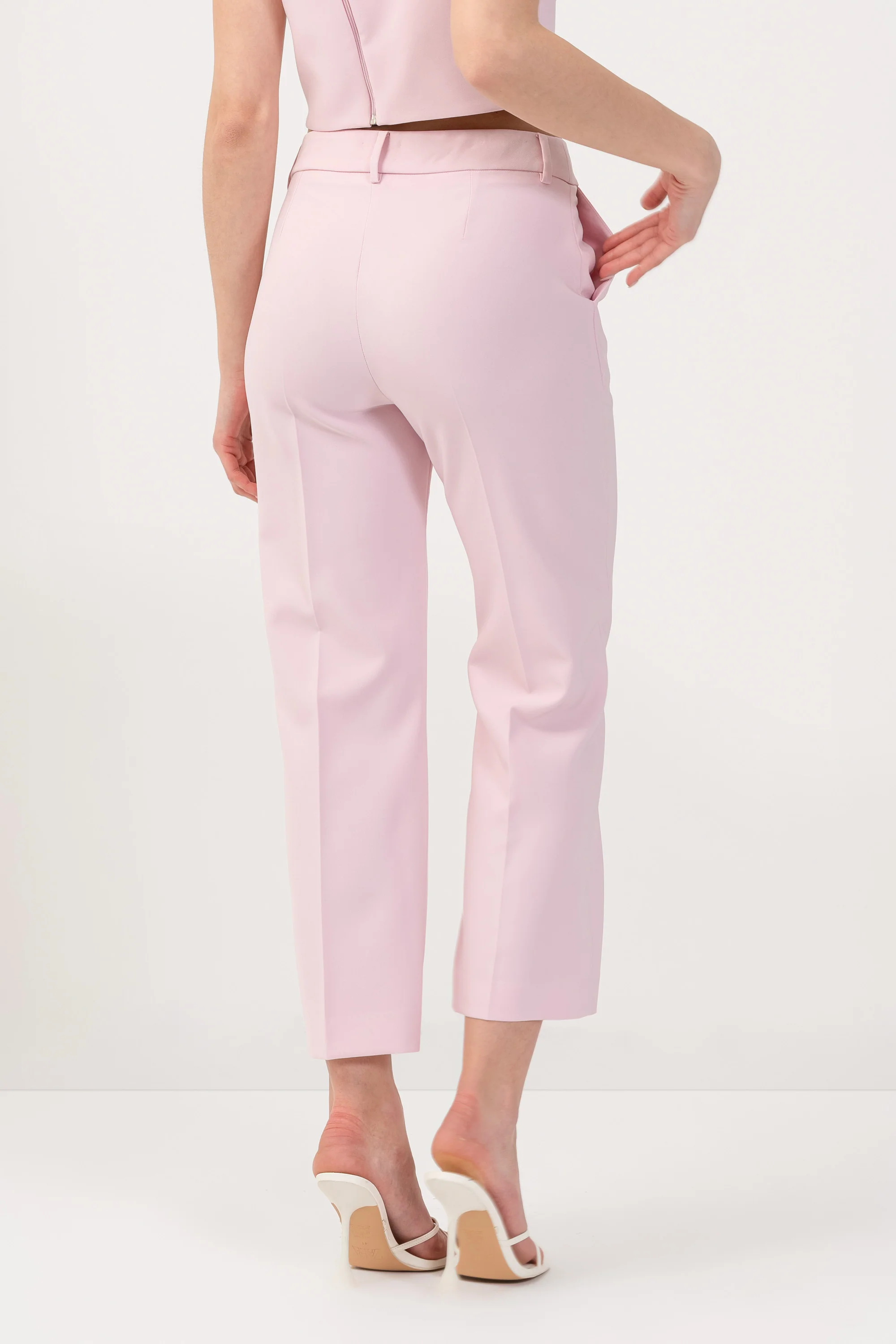 Pantaloni taglio cropped con piega - PANTALONE FASHION PAOLIX - Image 4